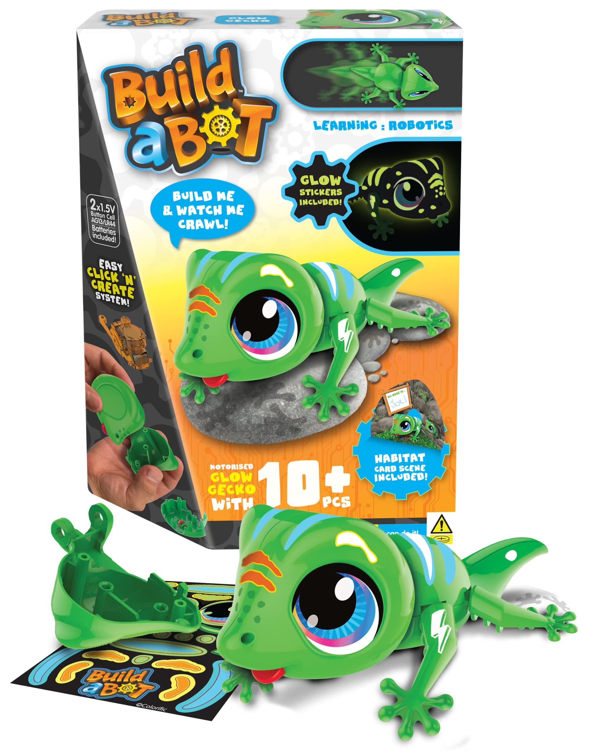 Build-a-Bot: Glow Gecko - Build Your Own Interactive Robot Pet | Ages 4-16 6