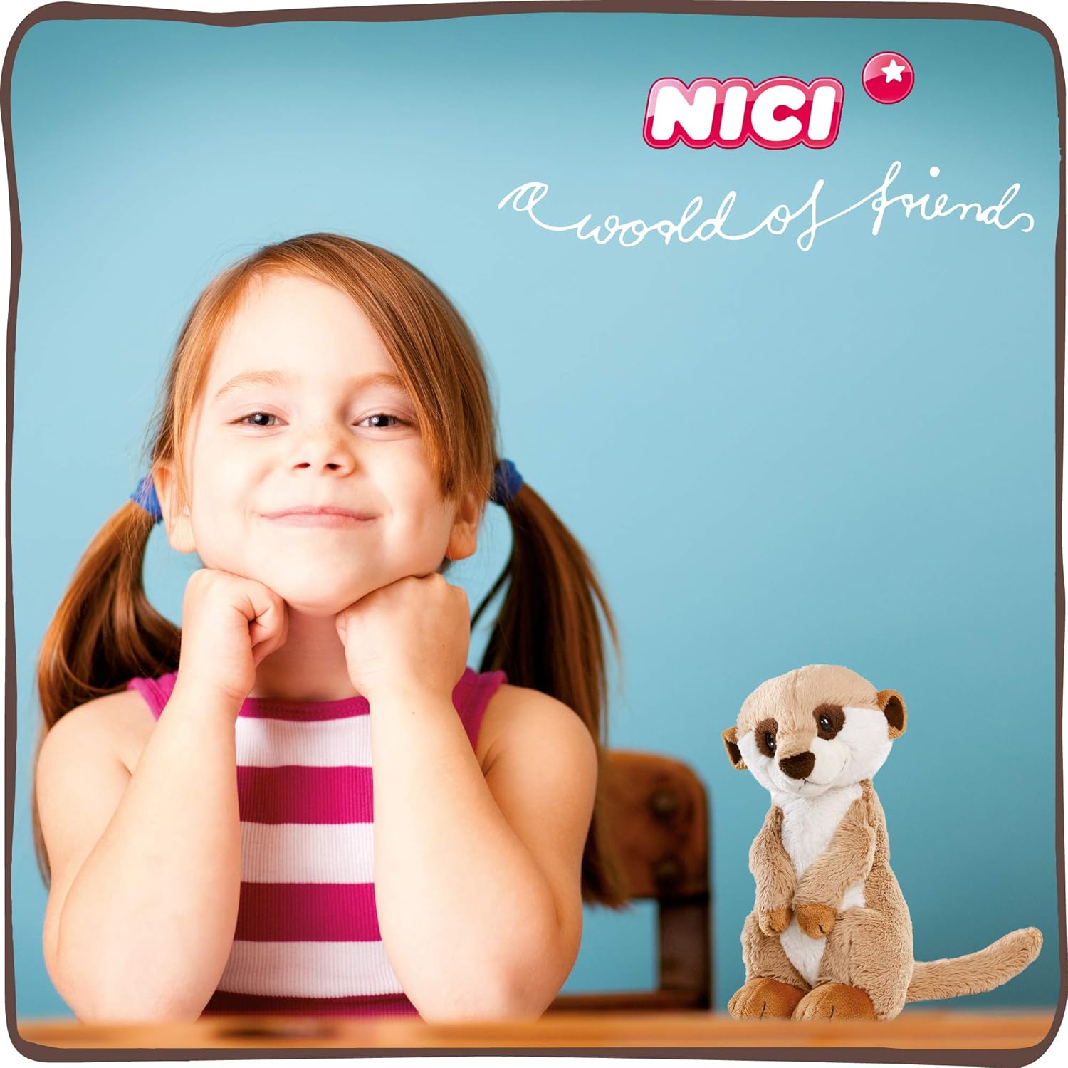 NICI Meerkat Plush Toy - Soft Stuffed Animal for All Ages, 30 cm 9