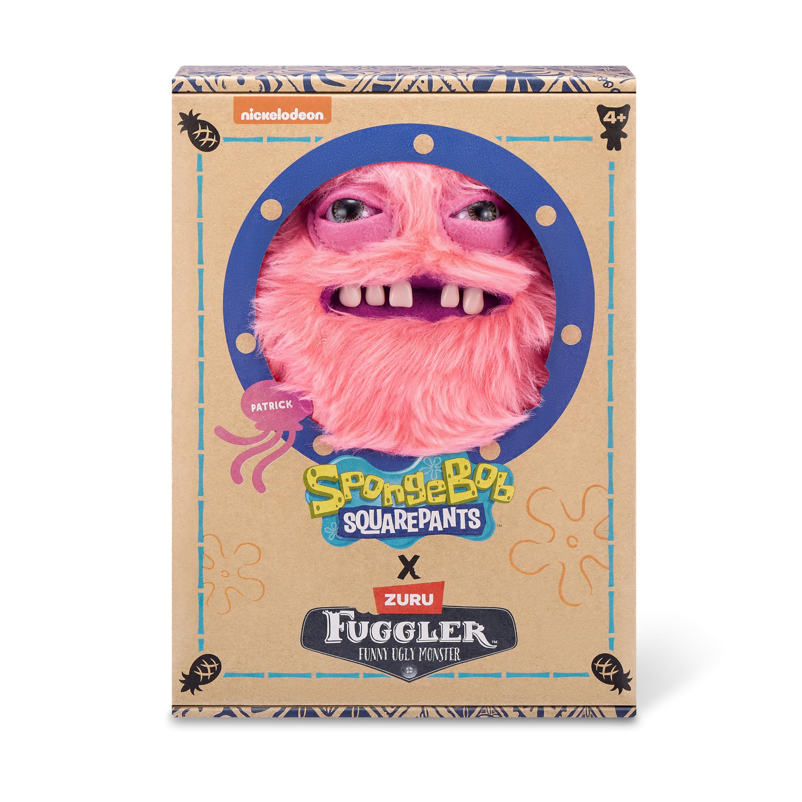 Fuggler x SpongeBob SquarePants 9-inch Plush - Patrick Funny Ugly Monster Toy 5