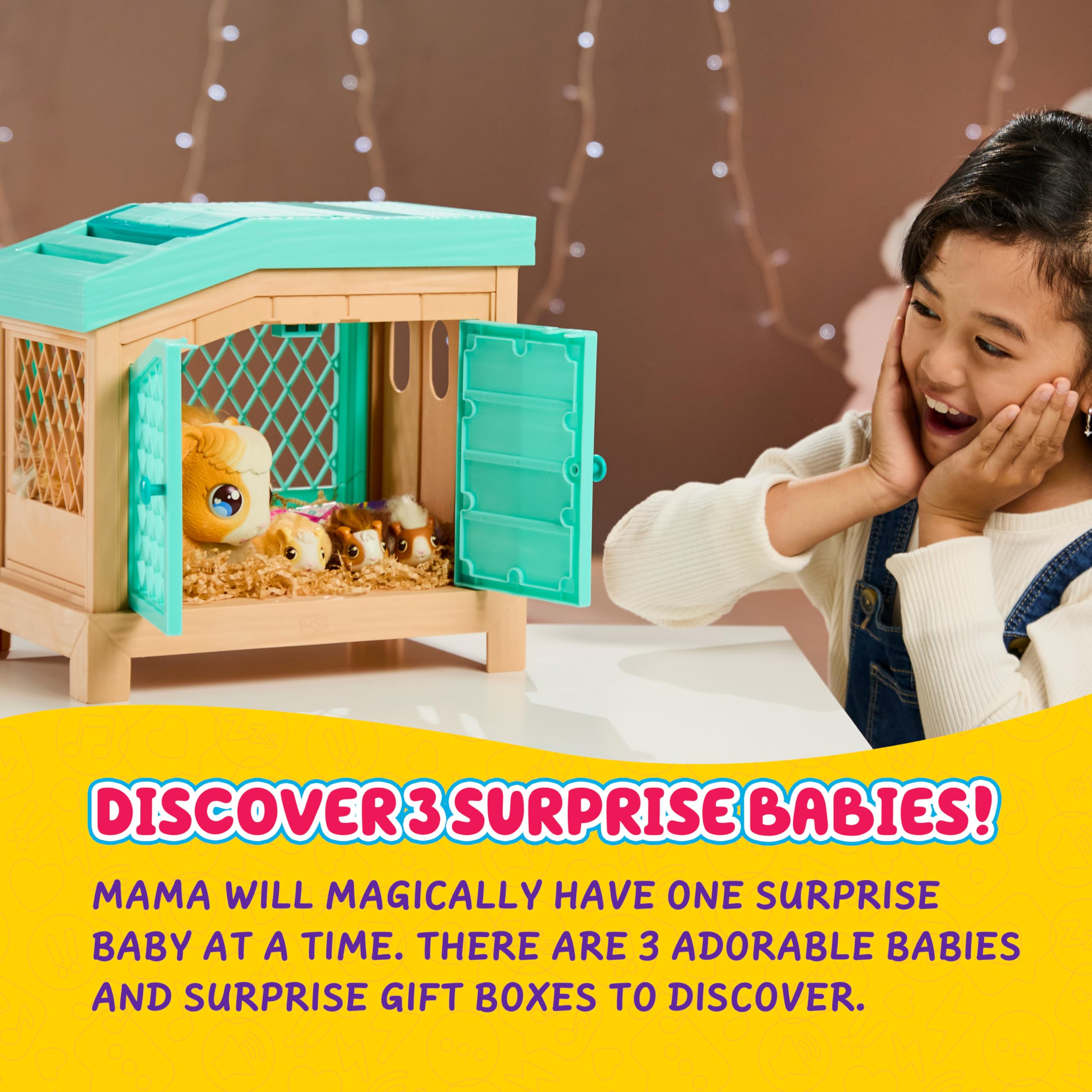 Little Live Pets Mama Surprise Bunny Interactive Playset - Electronic Plush with Hutch for Kids 4-12 20