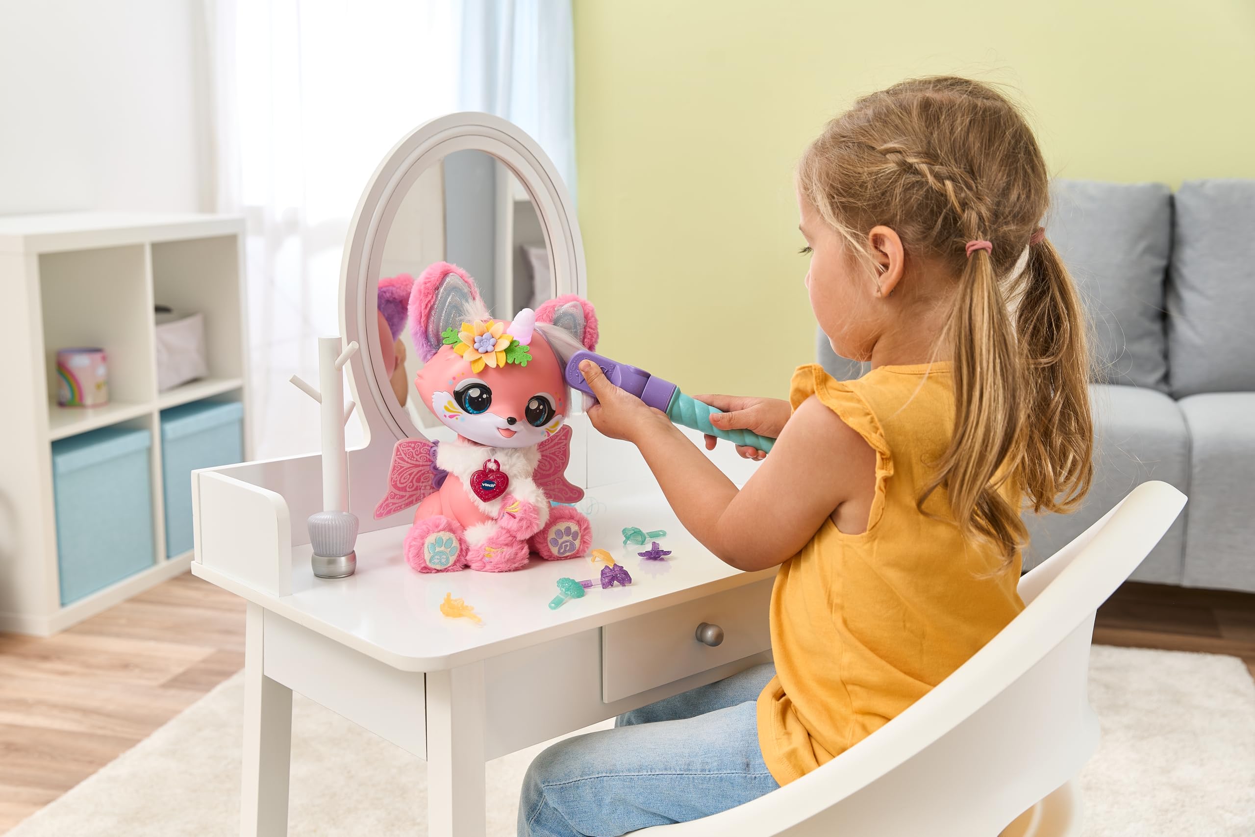 VTech Magical Makeover Fairy Fox Interactive Musical Toy with Sensory Features 4