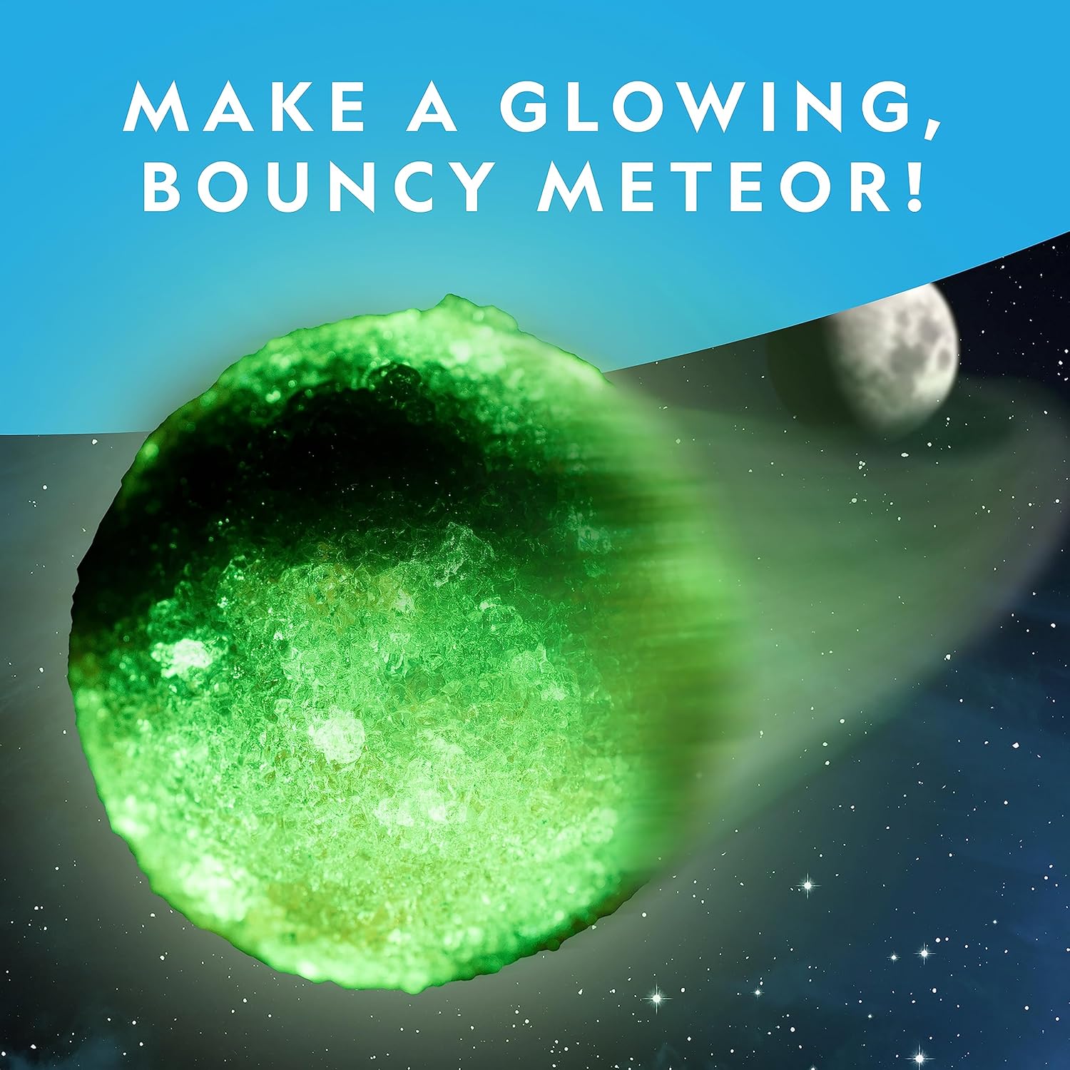 National Geographic Glow in the Dark Meteor Bouncy Balls - STEM Science Kit for Kids Age 8+ 3