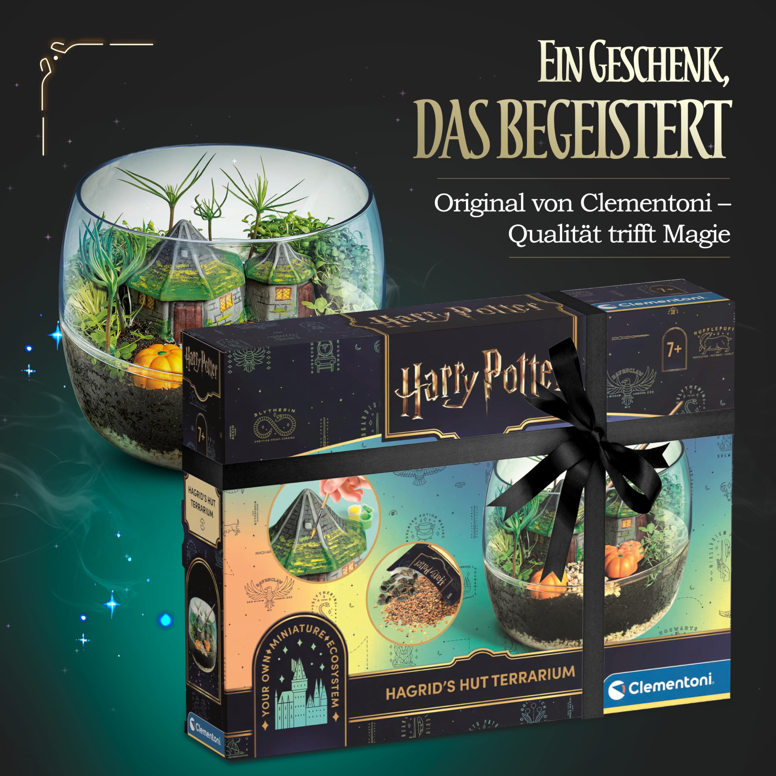 Clementoni 19248 Terrarium - Harry Potter Hagrid's Hut Educational Kit for Kids Ages 7+ 15