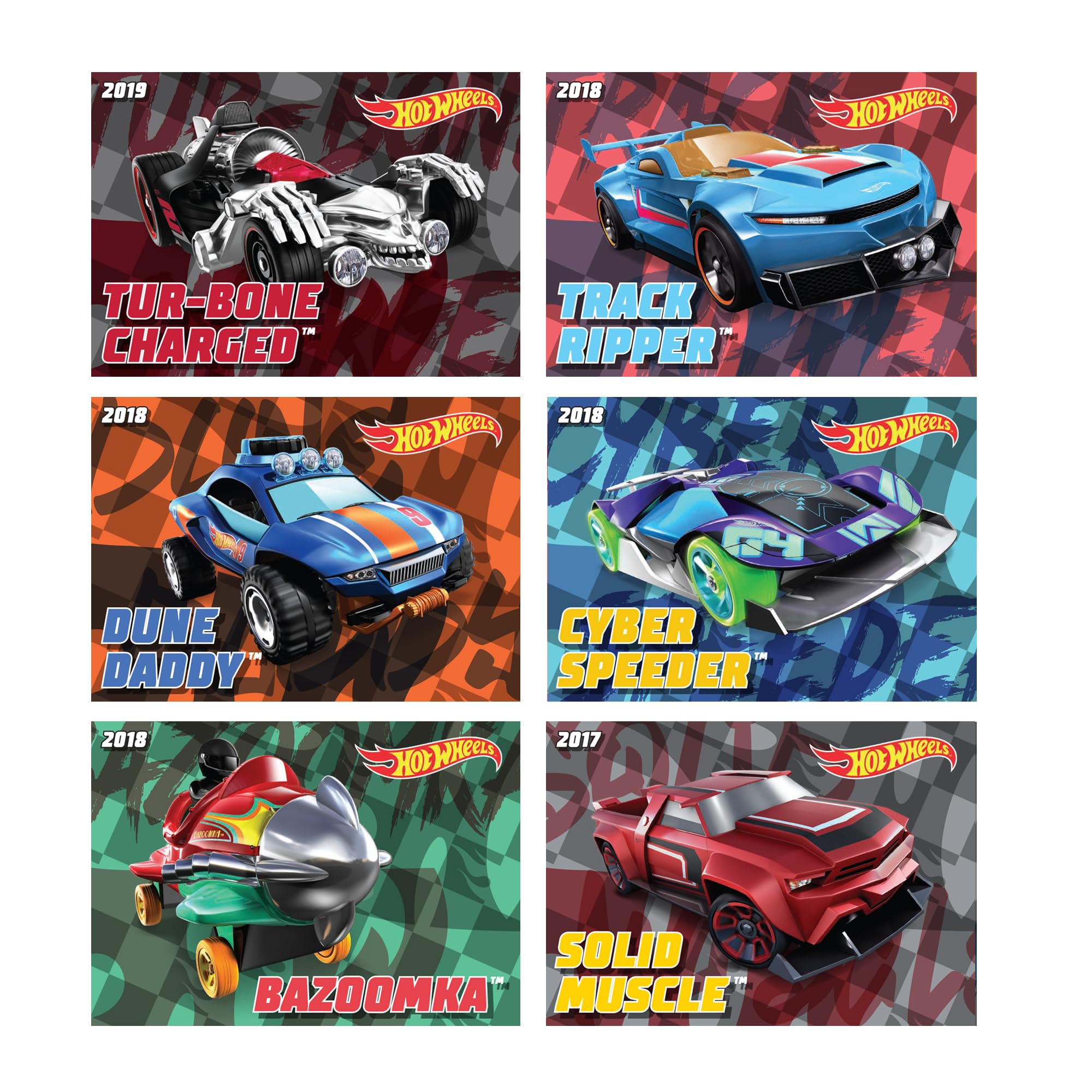 Panini Hot Wheels On The Road Trading Card Collection - Multiset 5