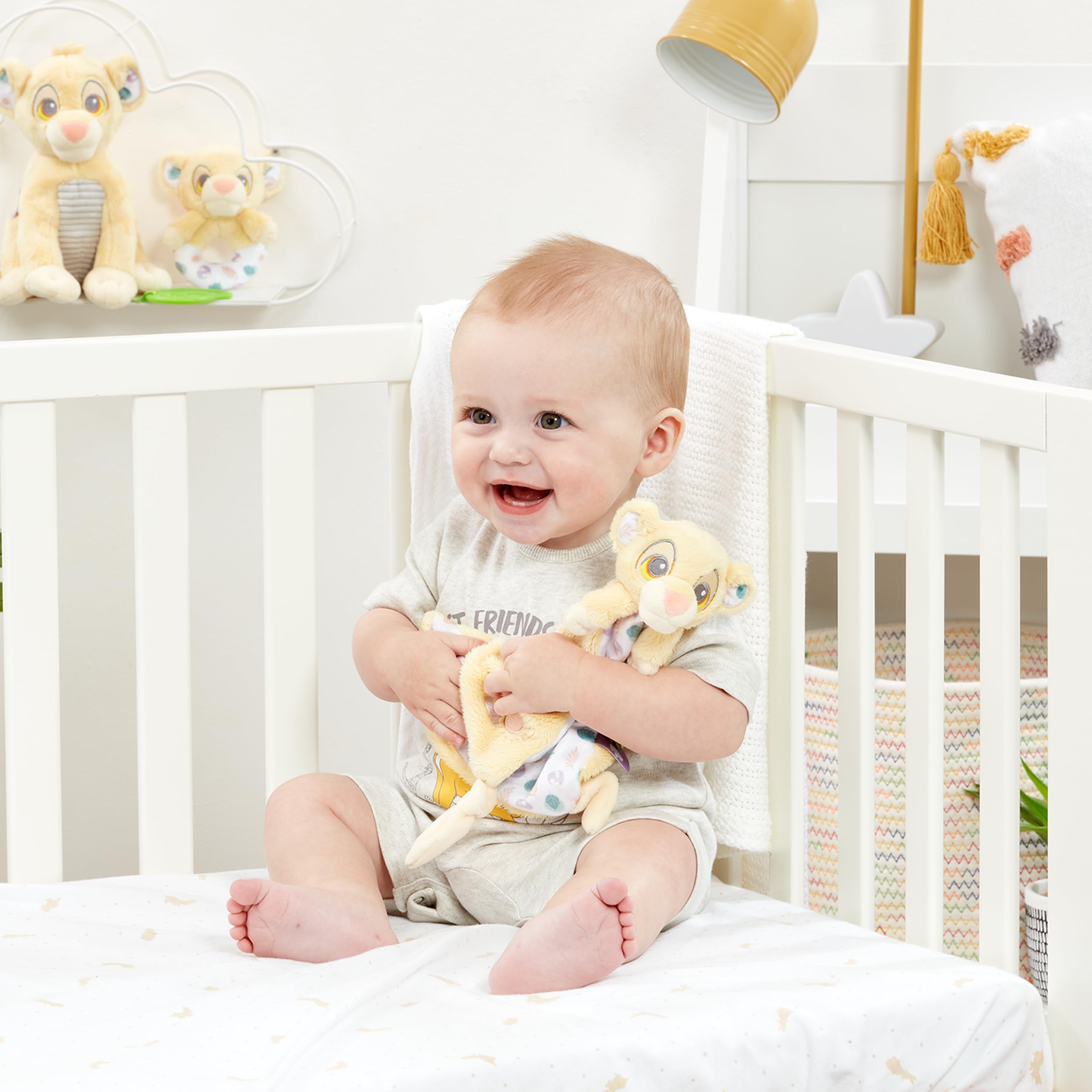 Disney Baby Lion King Simba Comforter - Super Soft Plush Cuddle Blanket for Newborns 3