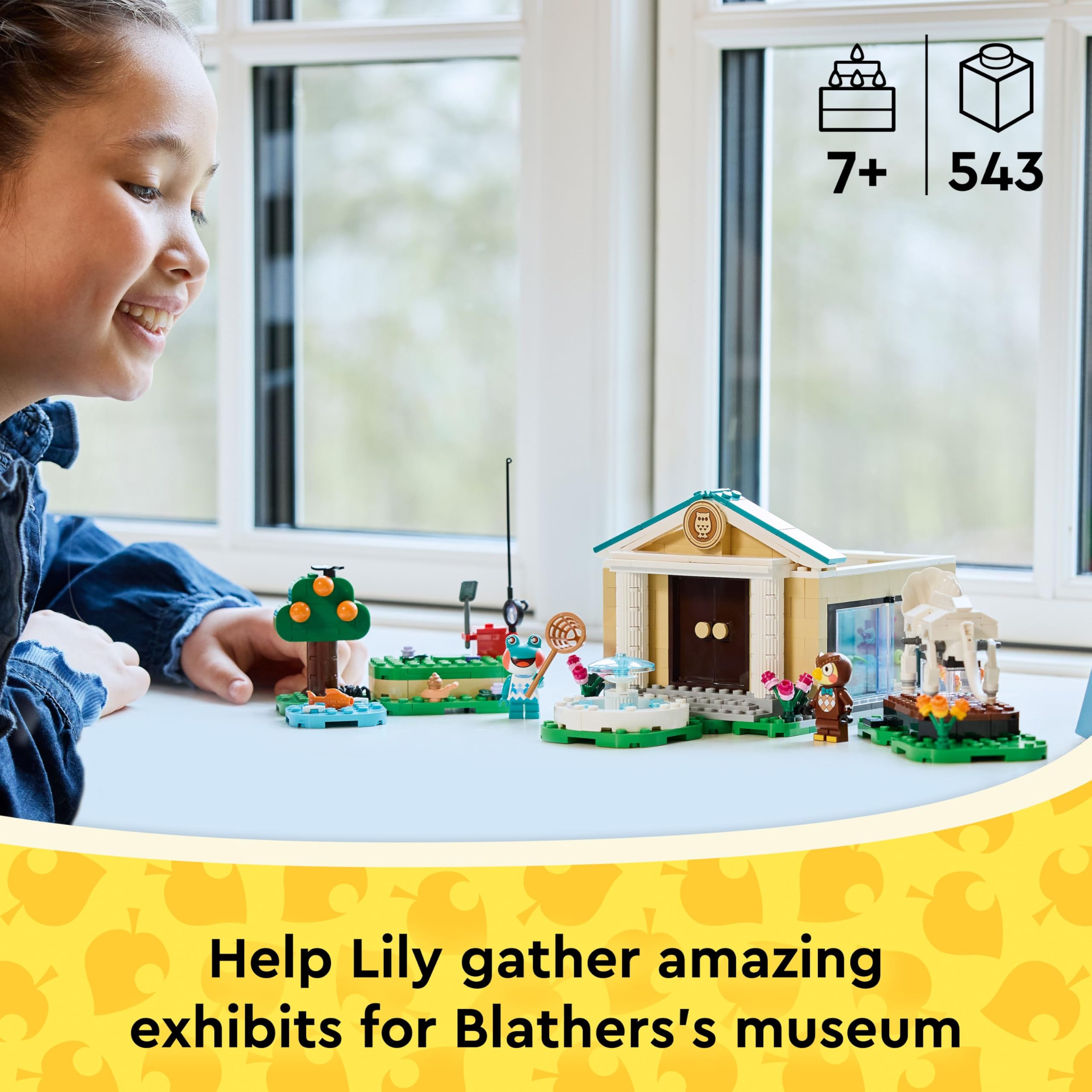 LEGO Animal Crossing Blathers's Museum Collection Building Set 77056 | Ages 7+ | 2 Minifigures 3