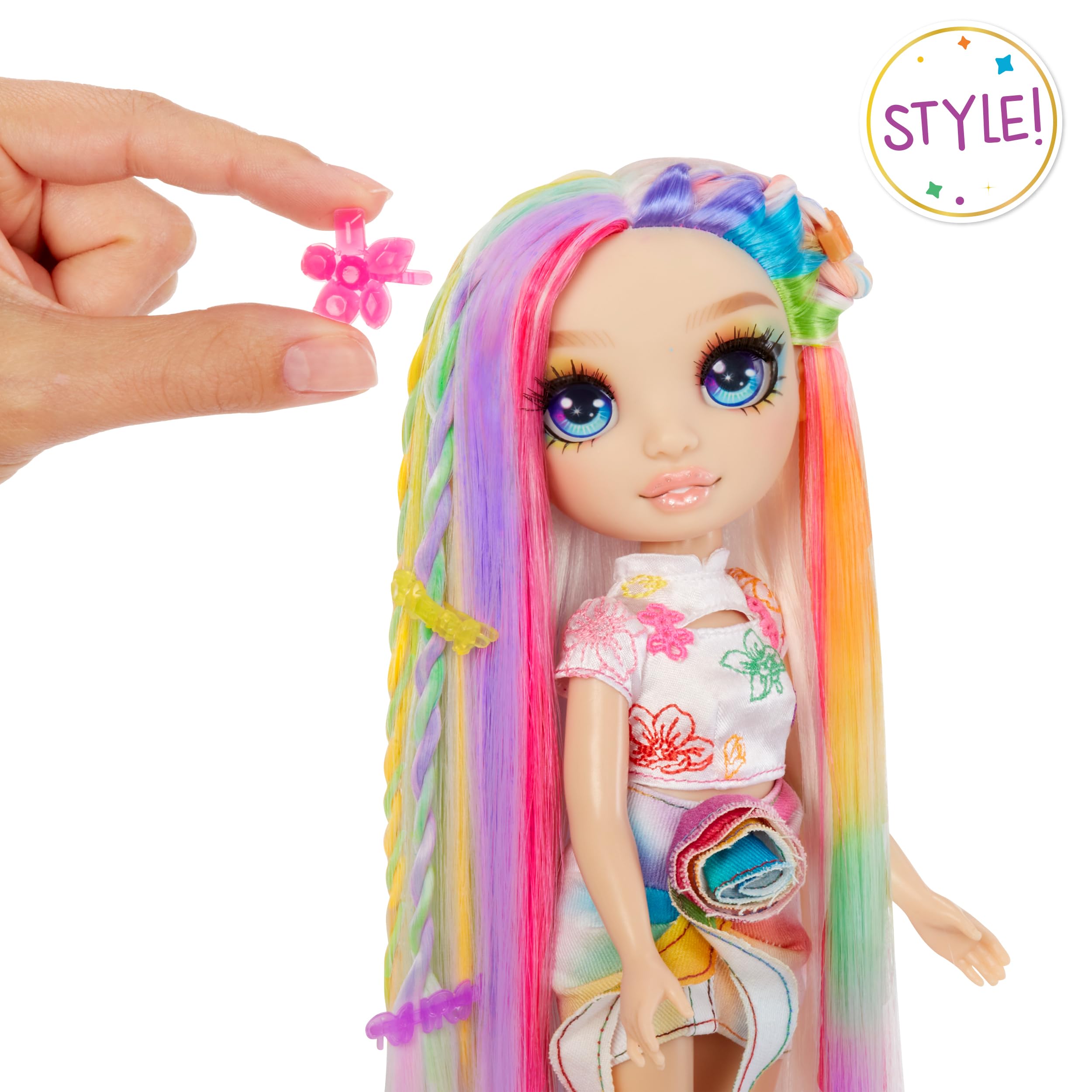 Rainbow High Hair Chalk & Style Doll - Amaya - 28 cm Fashion Doll with Washable Hair Chalk Kit 5