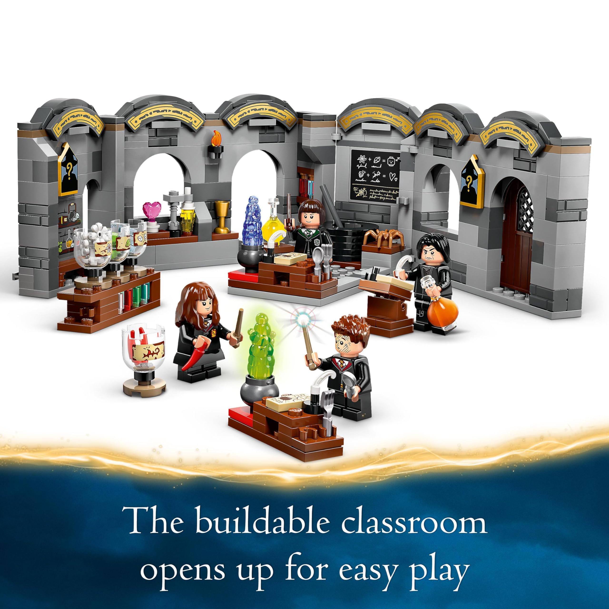 LEGO Harry Potter Hogwarts Castle: Potions Class Set - 397-Piece Building Playset for Ages 8+ 8