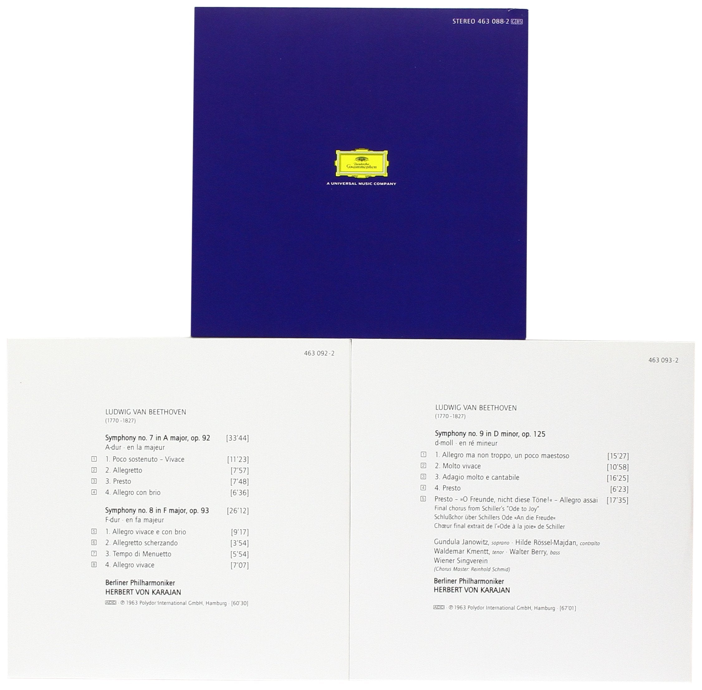 Herbert Von Karajan / Berliner Philharmoniker - Beethoven: The 9 Symphonies [Box set CD] 6