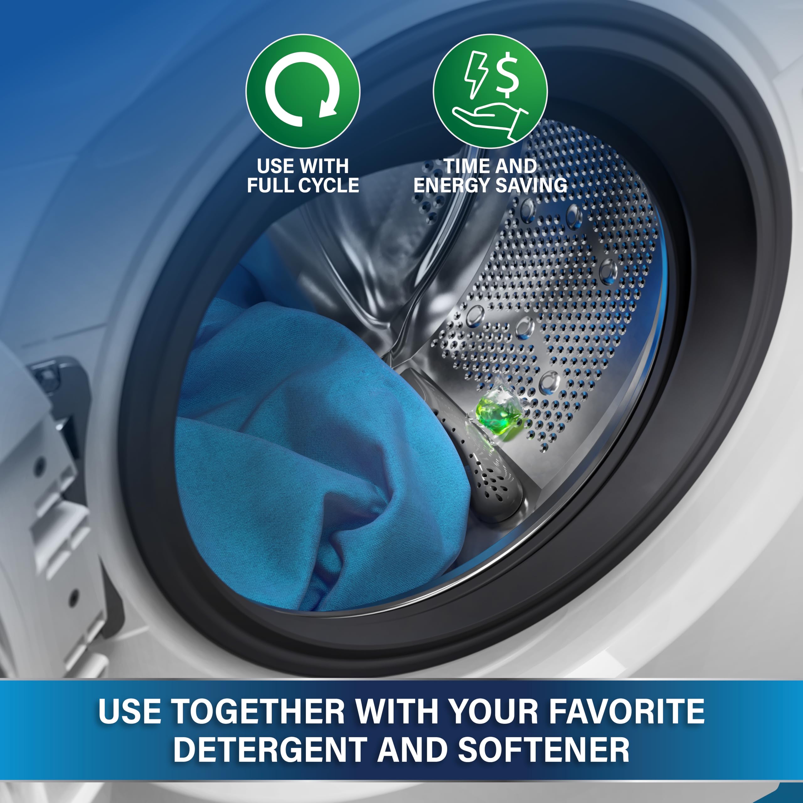 CARE + PROTECT Triple Power Pod Descaler & Degreaser for Washing Machine & Dishwasher