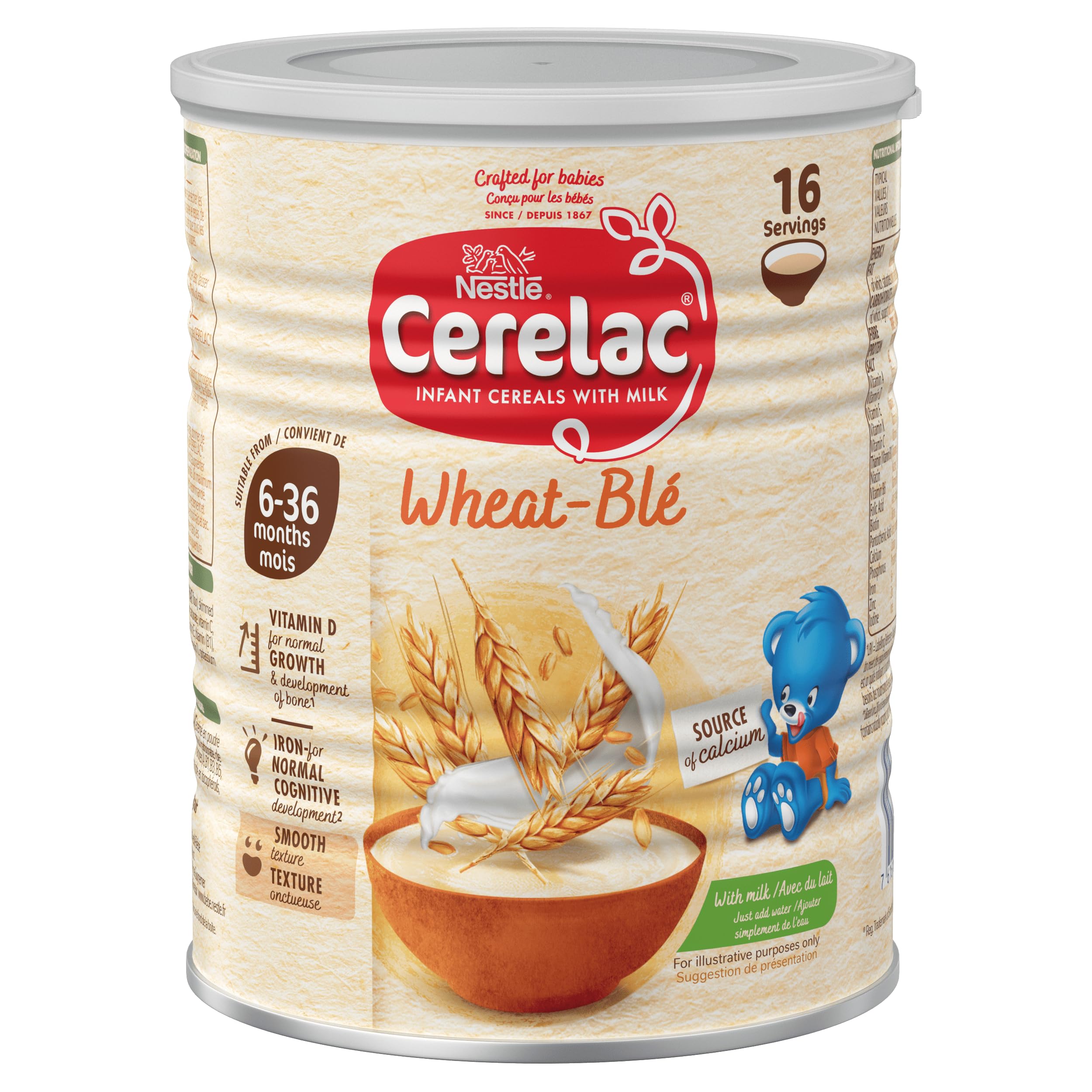 Cerelac Wheat Infant Cereal with Milk 400 g | from 6 months+ | Baby Cereal