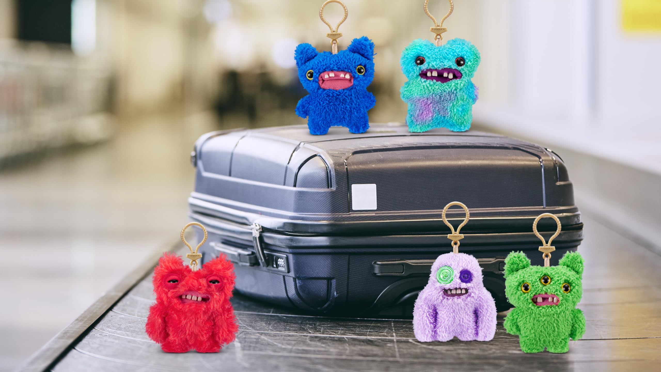 Fuggler Key Rings Series 3 - 5" Funny Ugly Monster Plush Collectible 6