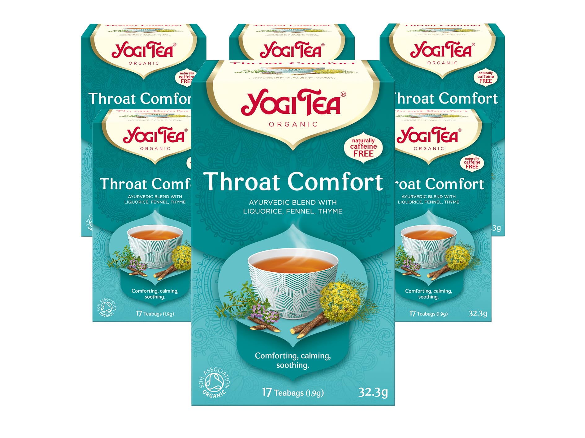 YOGI TEA Throat Comfort Organic 6x17 Tea Bags