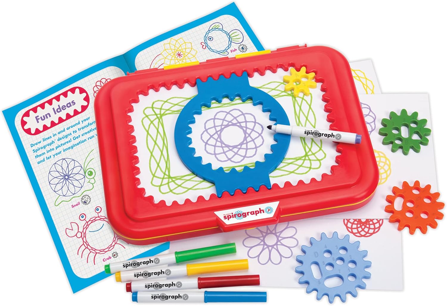 Spirograph Junior Design Set - Jumbo Gears & Washable Markers for Kids 3+ 3