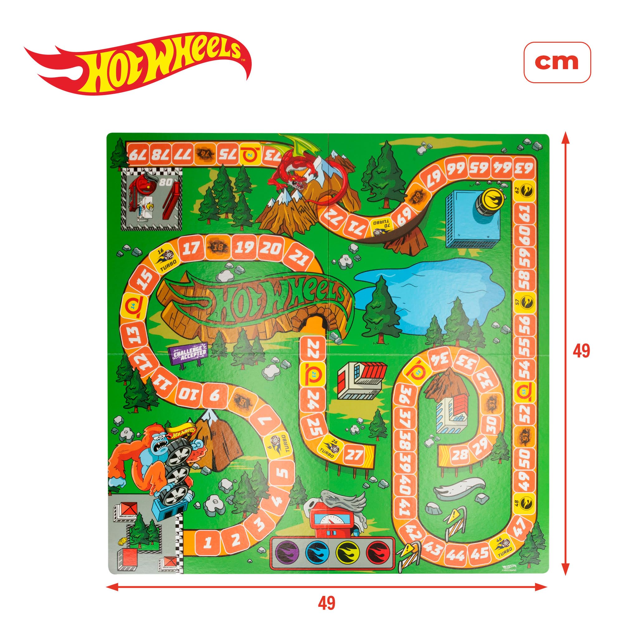 Lisciani Hot Wheels Speed Race Game Board Game 8
