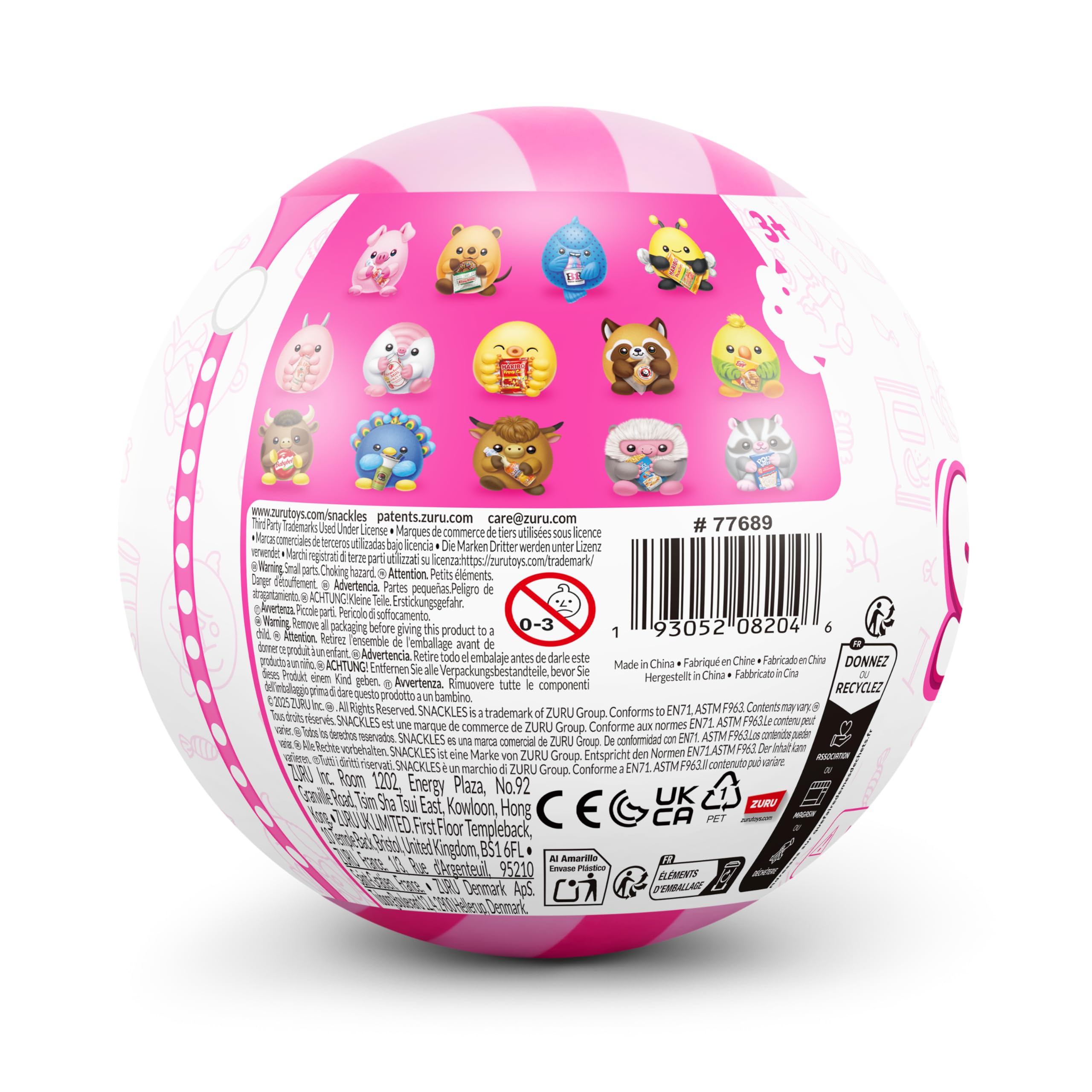 Snackles Series 3 - 5-inch Super-Soft Plush with Snack Accessory by ZURU 6