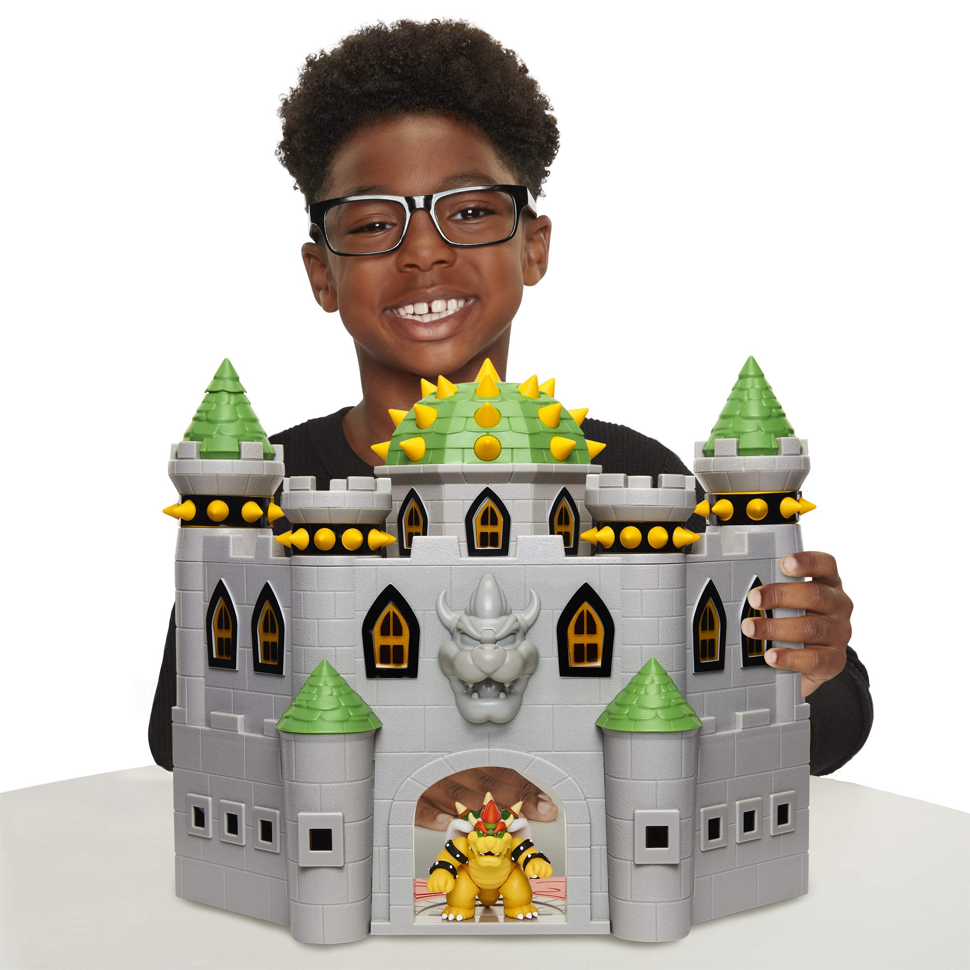 Nintendo Super Mario Deluxe Bowser's Castle Playset with 2.5" Bowser Figure