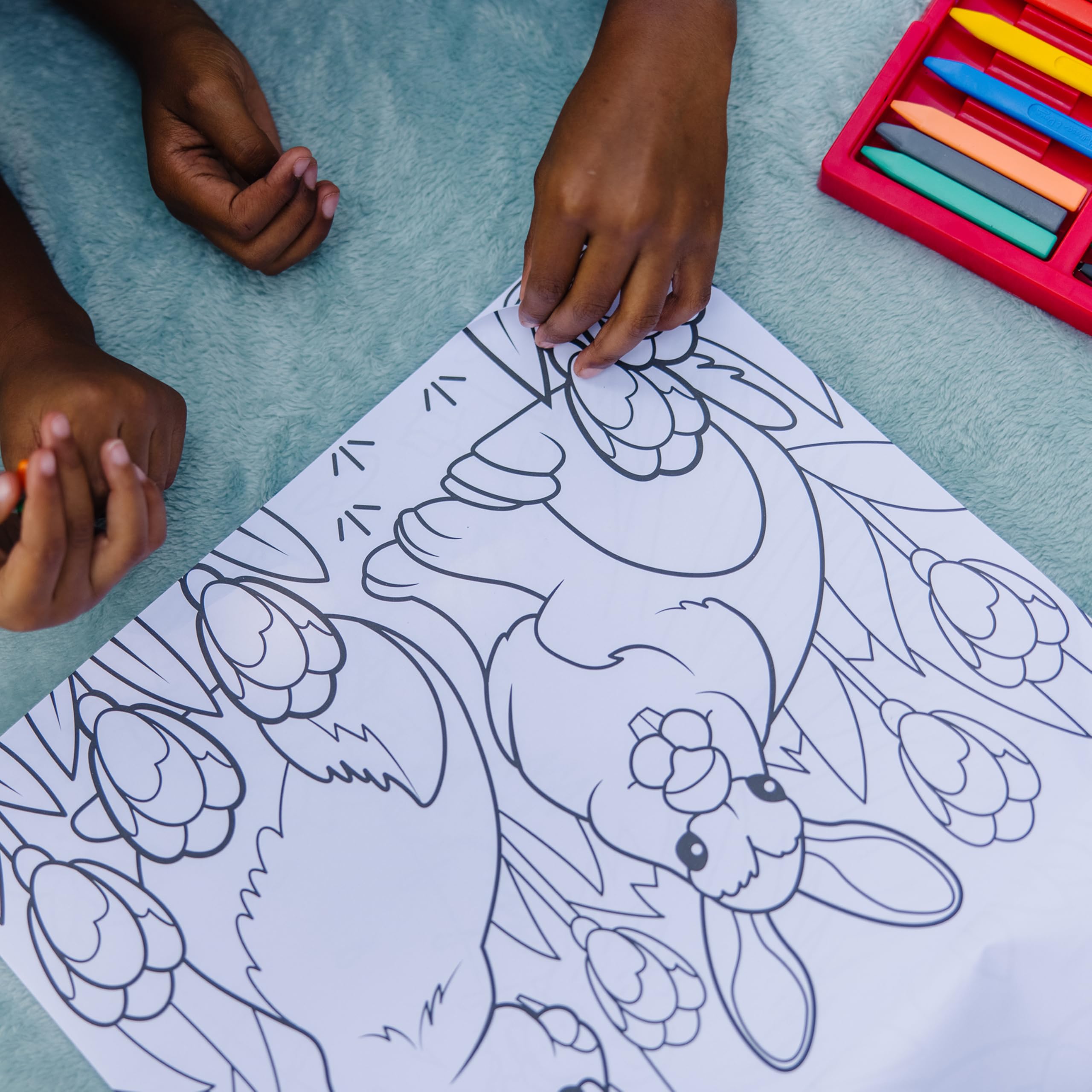 Melissa & Doug Jumbo Coloring Pad - Animals | 50 Pages, 28cm x 35cm | Activity Book for Kids 3+ 12