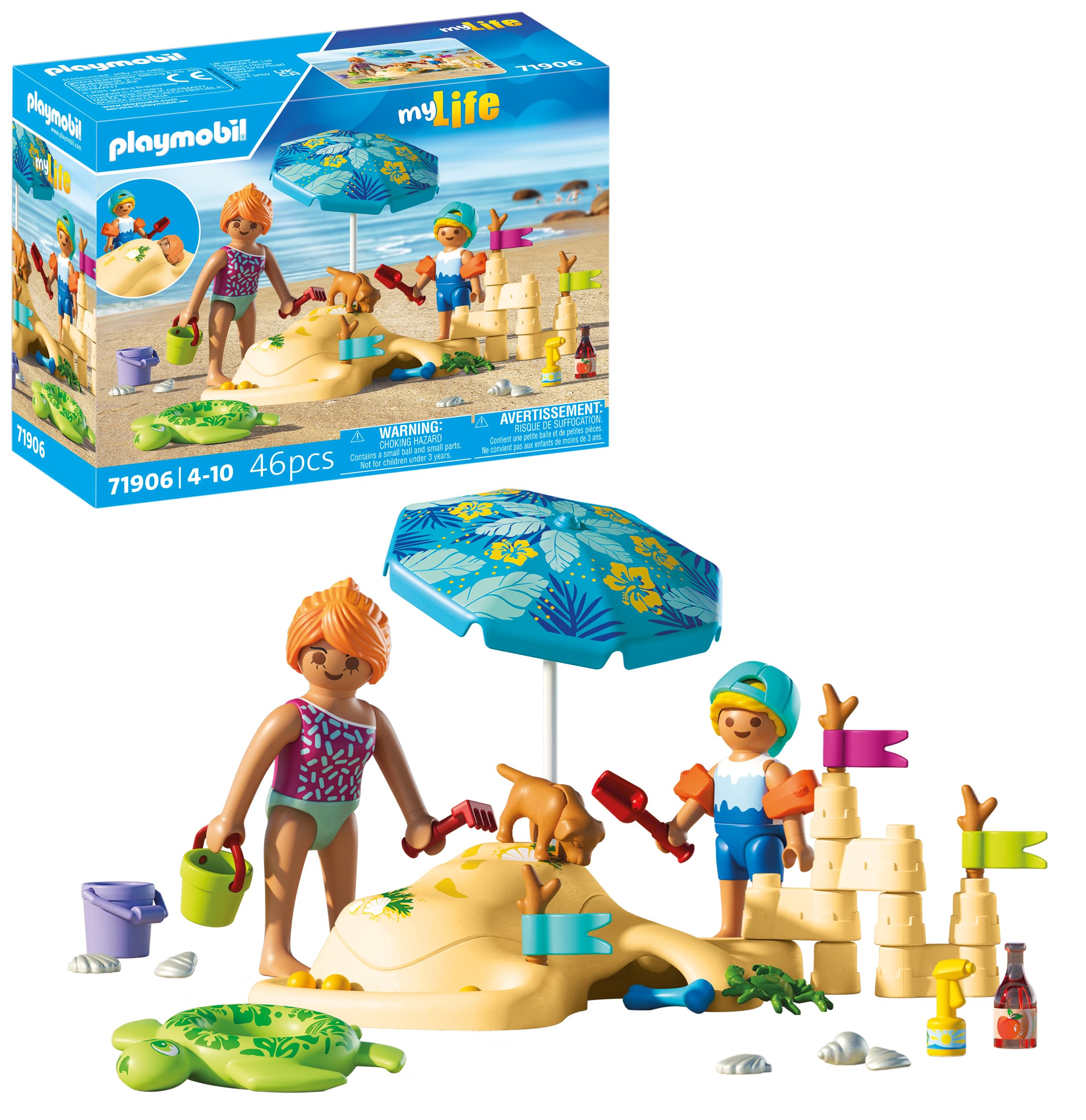 Playmobil Vacation on the Beach Set 71906 | Ages 4+ | Encourages Creativity & Role Play 1
