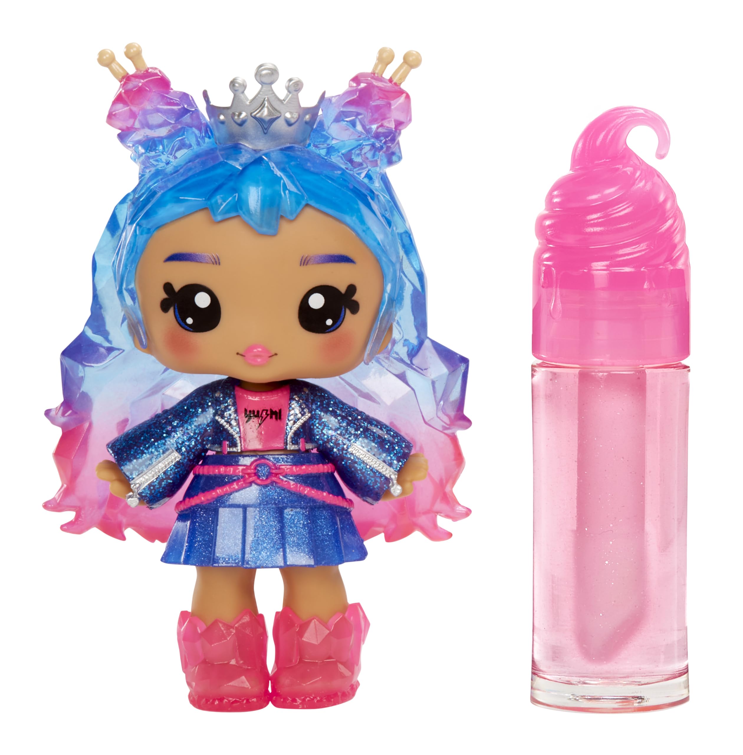 Yummiland Lip Gloss Doll - Roxie Crystal Candy - DIY Scented Lip Gloss Playset for Ages 3+ 6