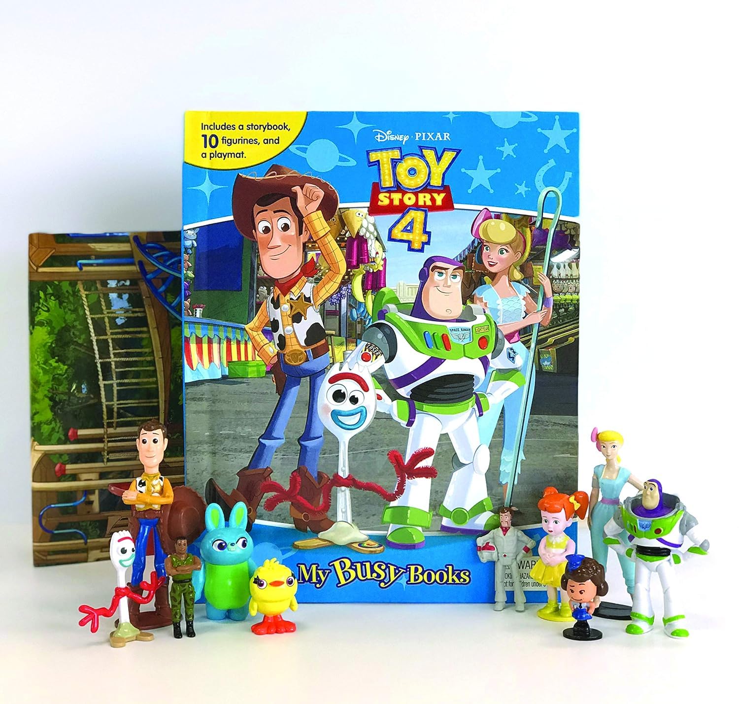 Phidal Disney/Pixar Toy Story 4 My Busy Book | Board Book | Ages 3-4