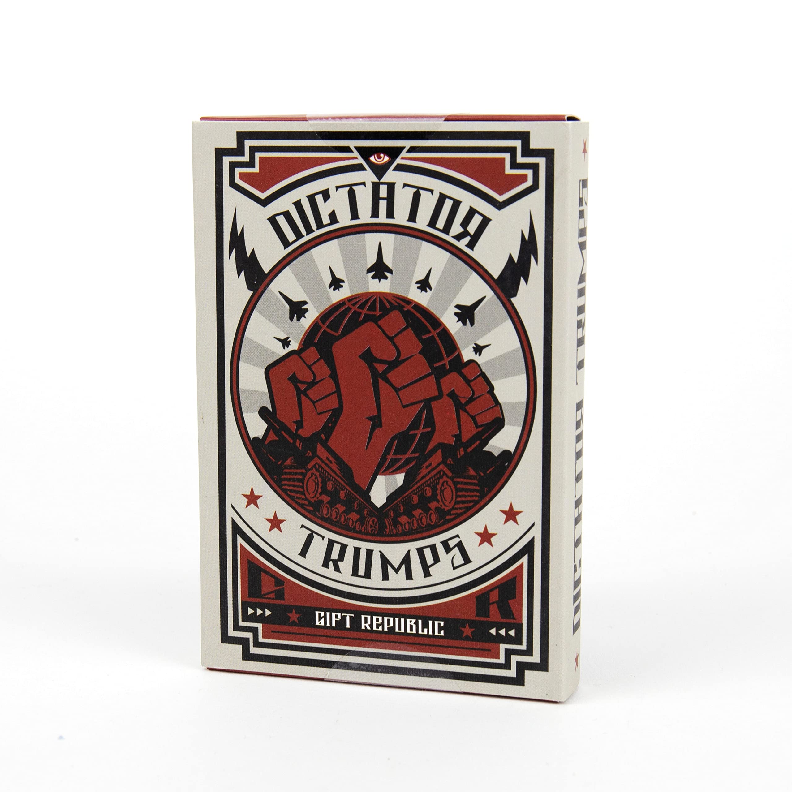 Gift Republic Dictator Trumps Card Game | 30 Cards | Multicolor | Ages 3+
