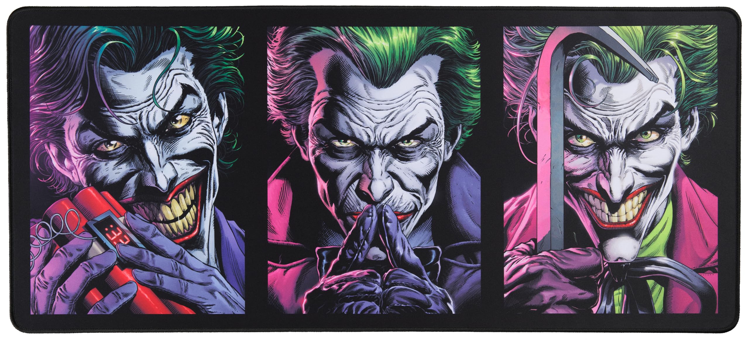 DC Comics Joker - Subsonic XXL Gaming Mouse Pad 90 cm x 40 cm - Officially Licensed 6