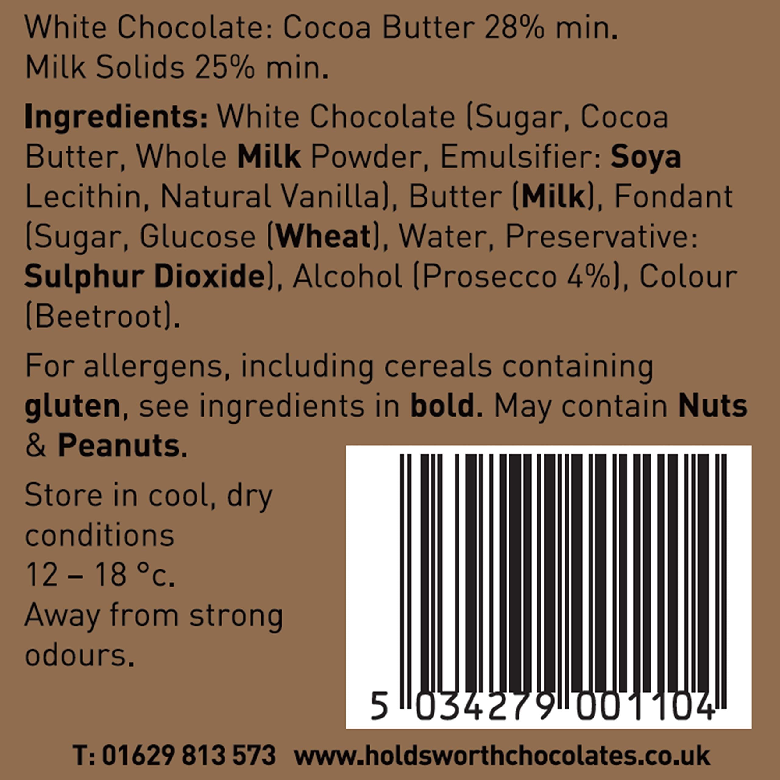 Holdsworth Chocolates - Pink Prosecco Love Handmade Chocolate Truffles 5