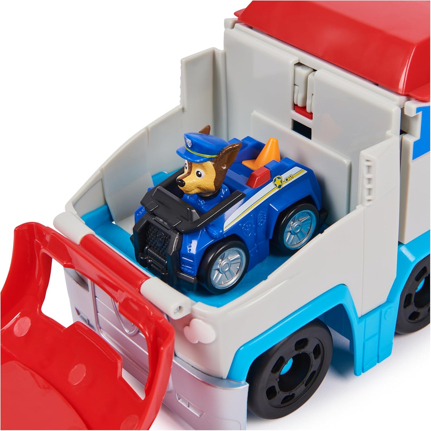 Paw Patrol: Pup Squad Patroller Team Vehicle with Chase - Transforming Toy Lorry Playset 7