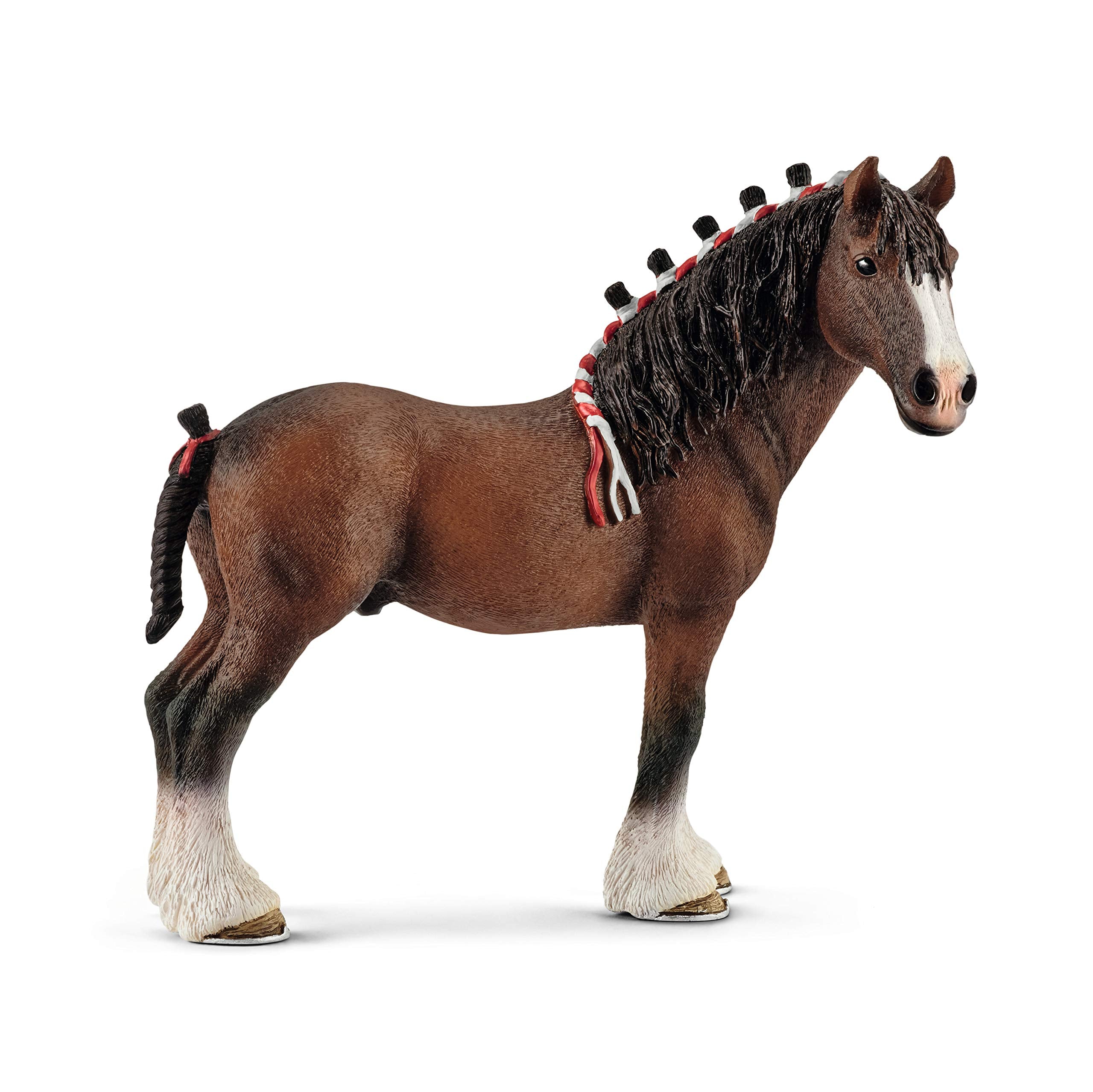 Schleich Farm World Clydesdale Gelding Play Figure Model 13808-23 | Ages 3+