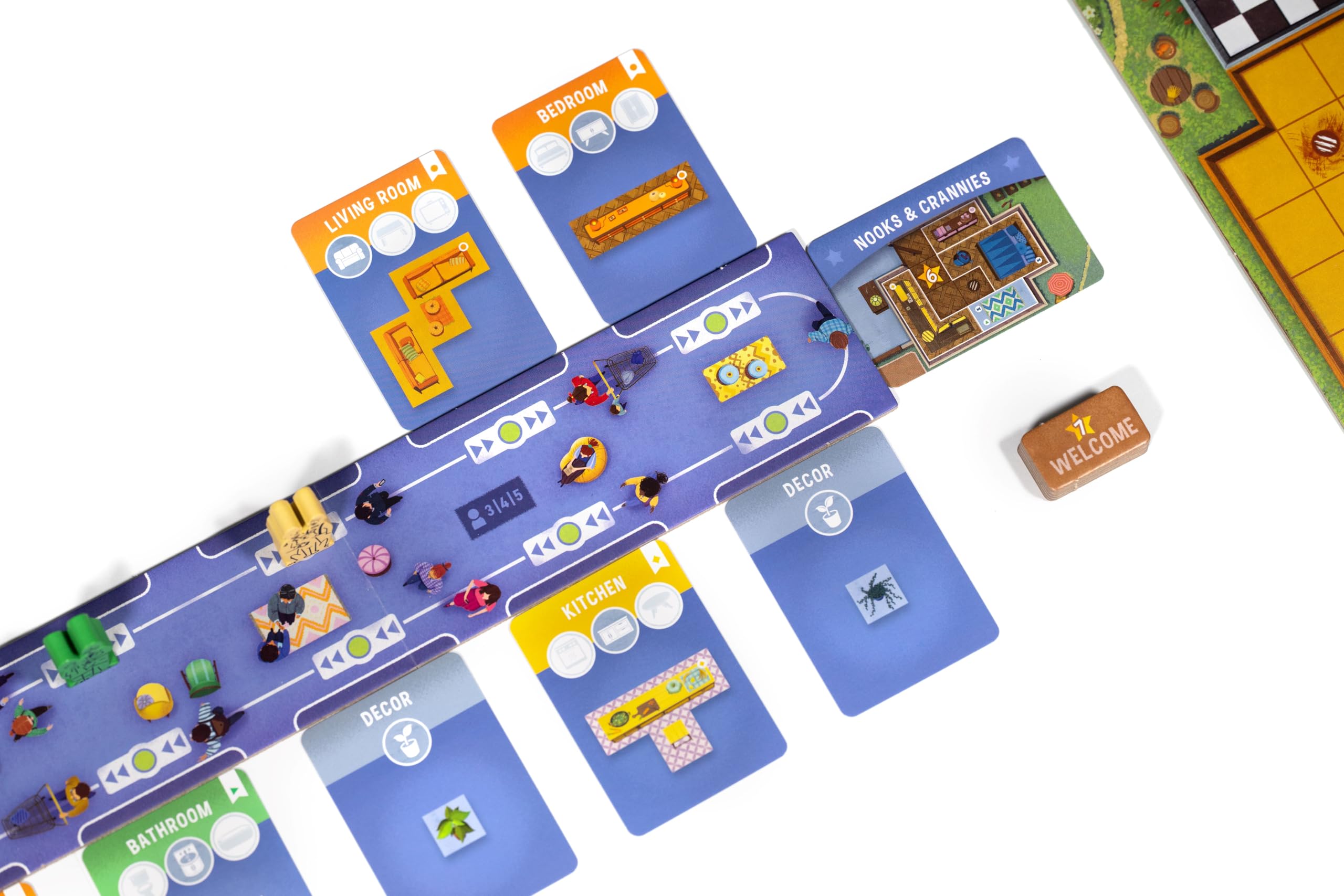 Alley Cat Games Happy Home Strategy Home Decoration Polyomino Game 15