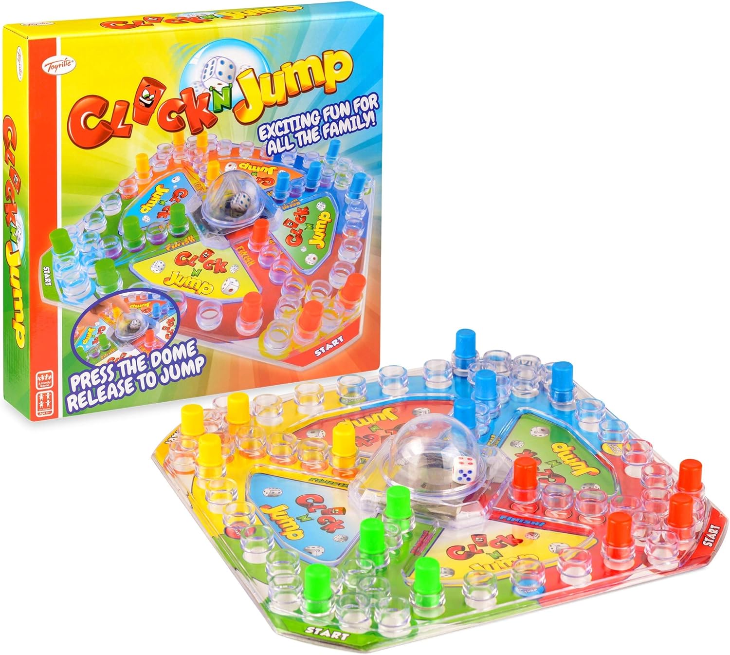 Toyrific Click and Jump Family Board Game