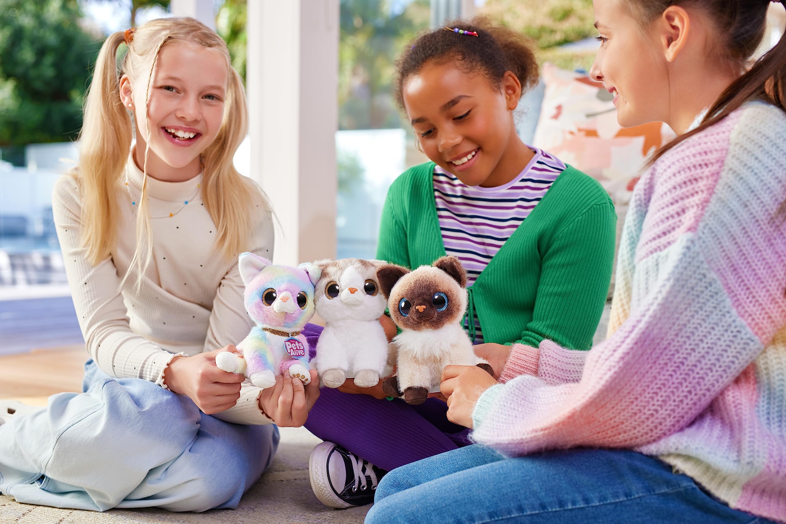 Pets Alive Smitten Kitten - Bonnie, Interactive Electronic Plush Toy with 10 Real Kitten Sounds, Ages 3+ 3