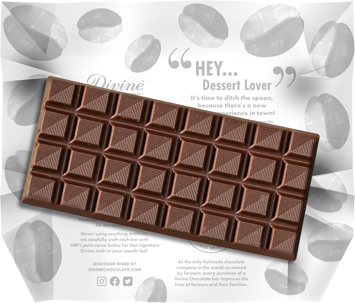 Divine - Dessert Bar 38% Milk Chocolate Tiramisu with Coffee & Biscuit (180g) 6