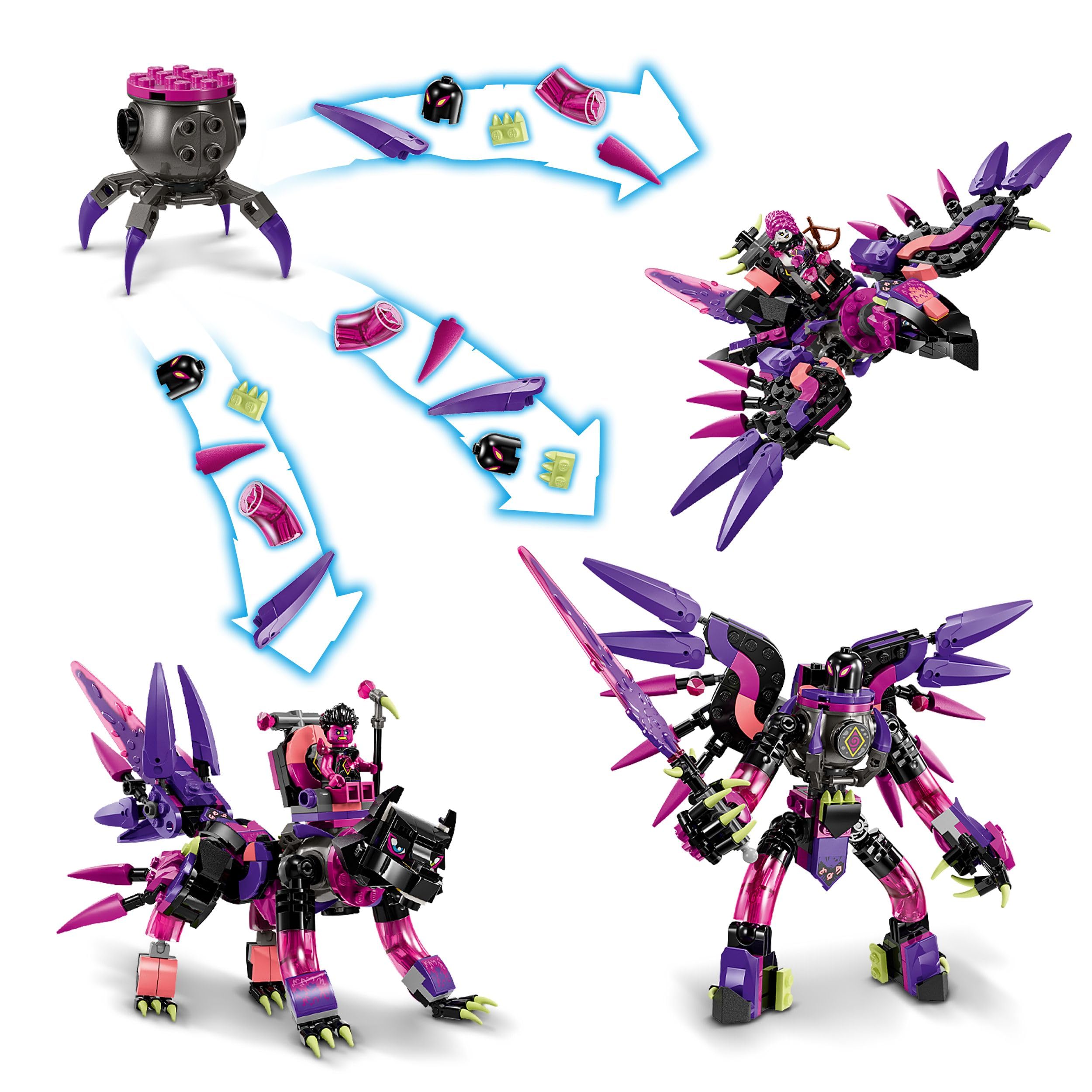 LEGO DREAMZzz The Never Witch’s Nightmare Creatures Set - Building Playset for Ages 9+ 10