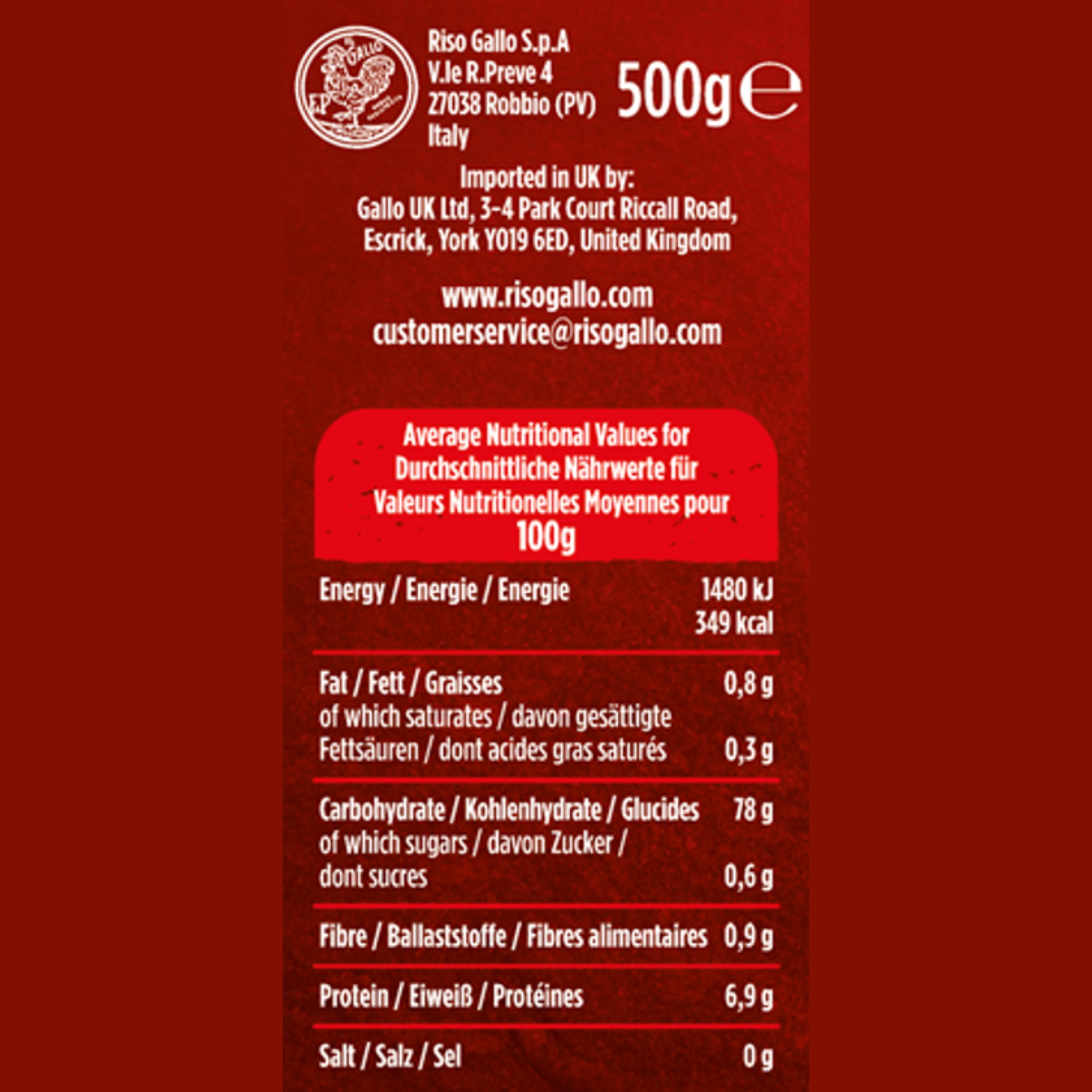 Riso Gallo - Easy Cook Rice 500 g 6