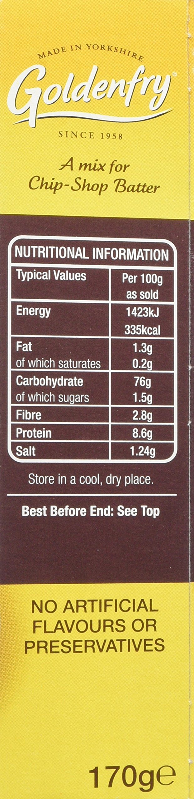 Goldenfry Original Chip-Shop Batter Mix, 170g, Pack of 12 3