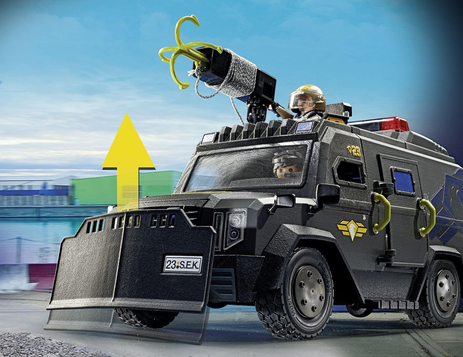 Playmobil 71144 Tactical Police All-Terrain Vehicle - Light & Sound Effects, Ages 5+ 4