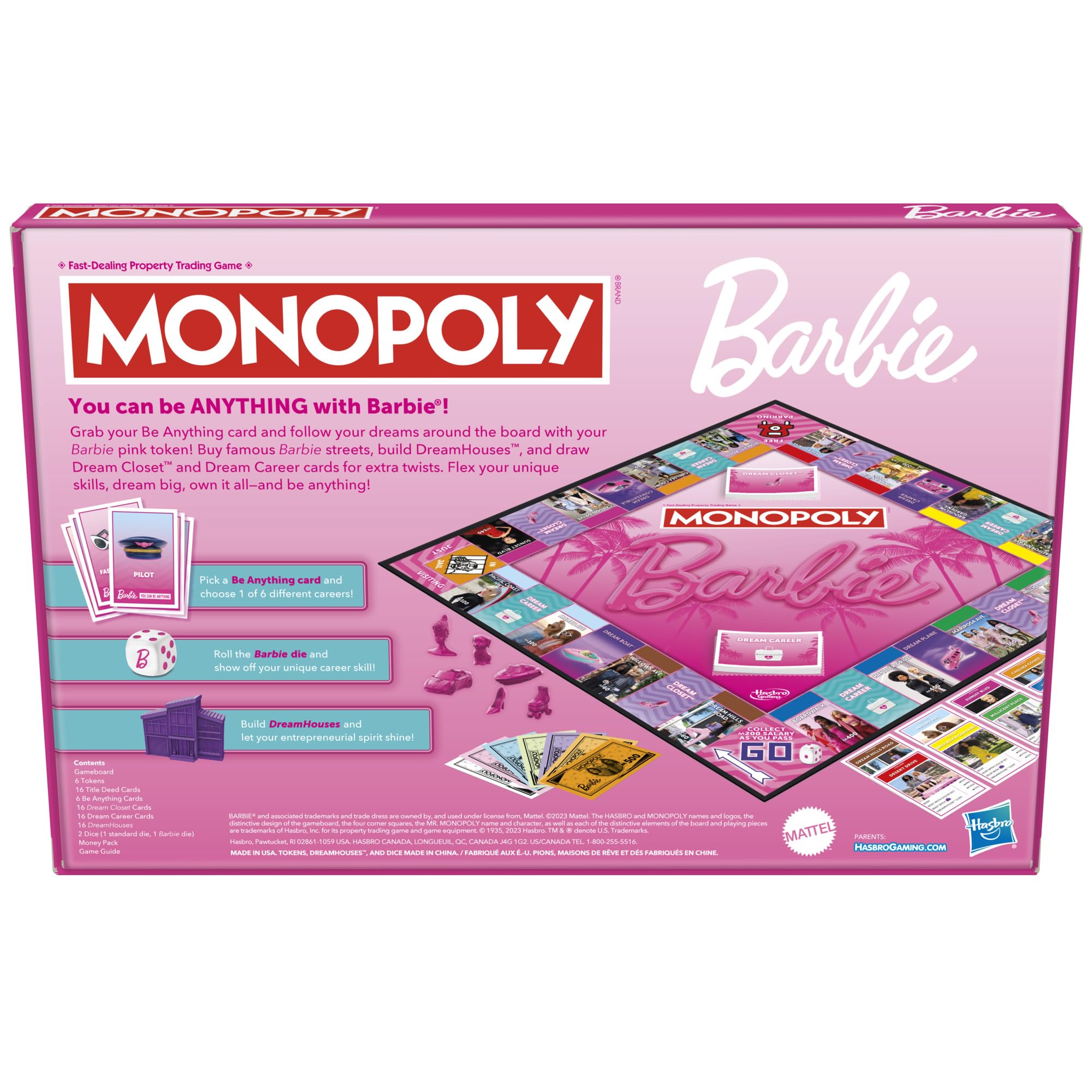 Monopoly Barbie Edition Board Game 4