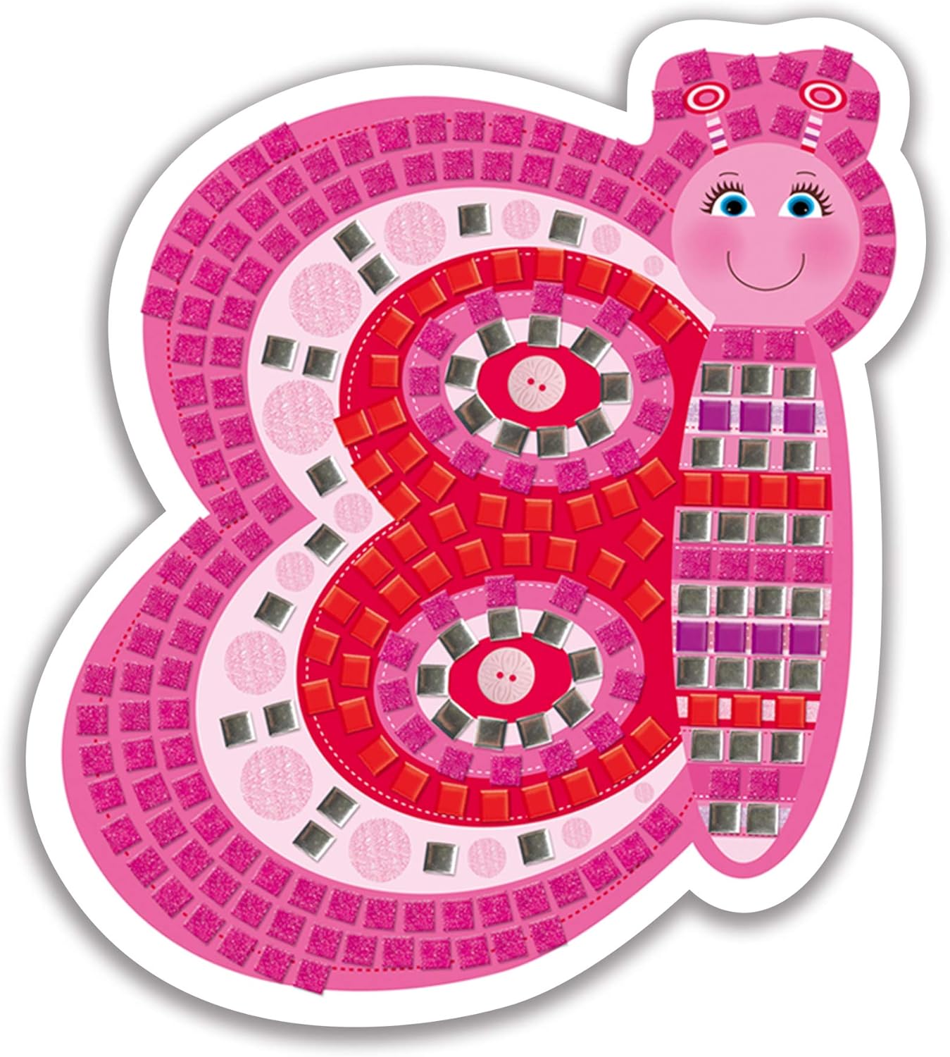 Galt Fairy Sparkle Mosaics Kids Craft Kit - Multi 3