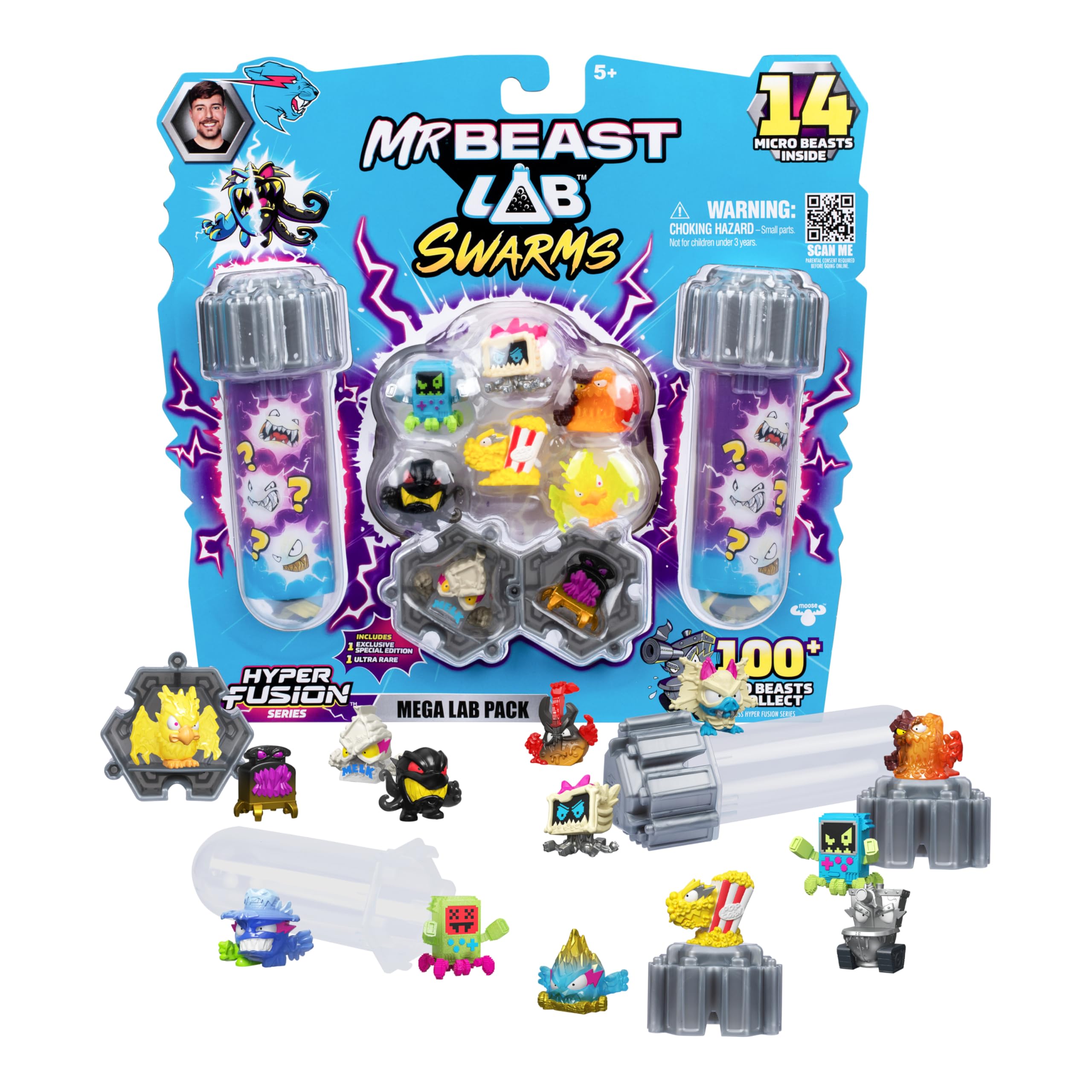 MRBEAST LAB Hyper Fusion Series Micro Beasts Collectibles | 1 Inch Figures | Ages 5+ 1
