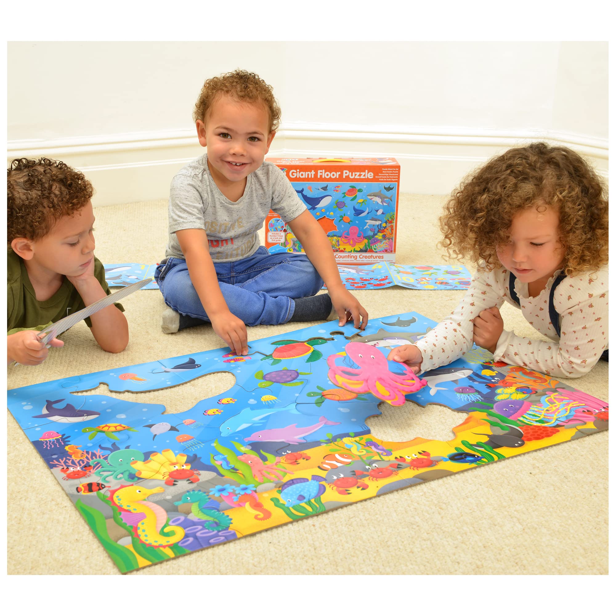 Galt Giant Floor Puzzle - Counting Creatures Educational Puzzle for Kids Ages 3-6 5