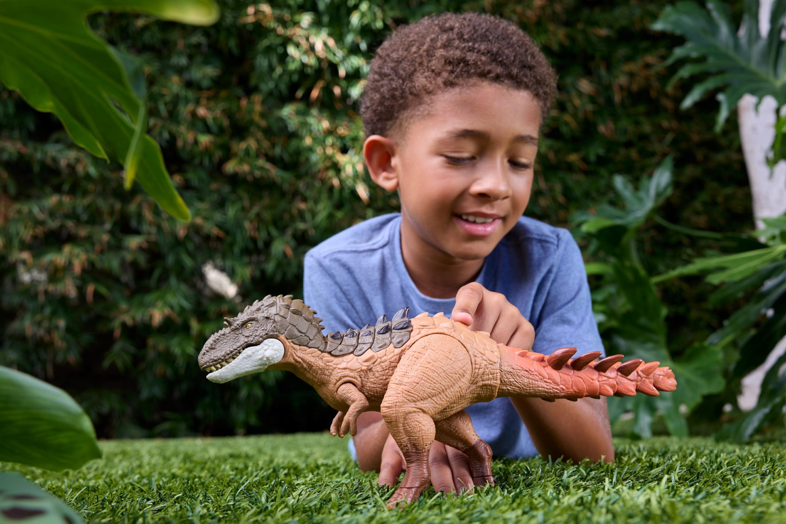 Mattel Jurassic World Gigantic Thrashers Gorgosaurus Dinosaur Action Figure | 14.9 Inches Long | Ages 4+