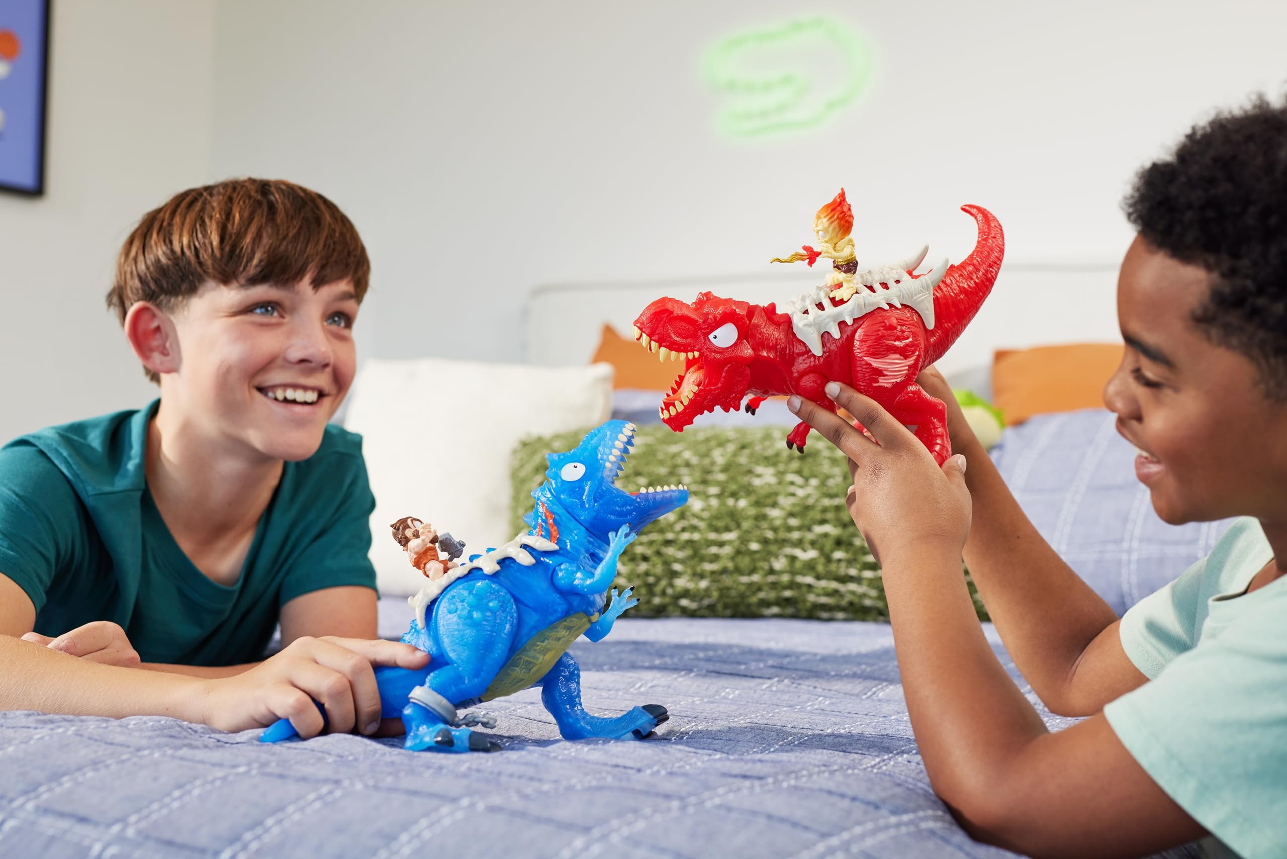 Smashers Dino Egg Hunt - Light-Up Fire Breathing Dinosaur Playset for Ages 3+ 7