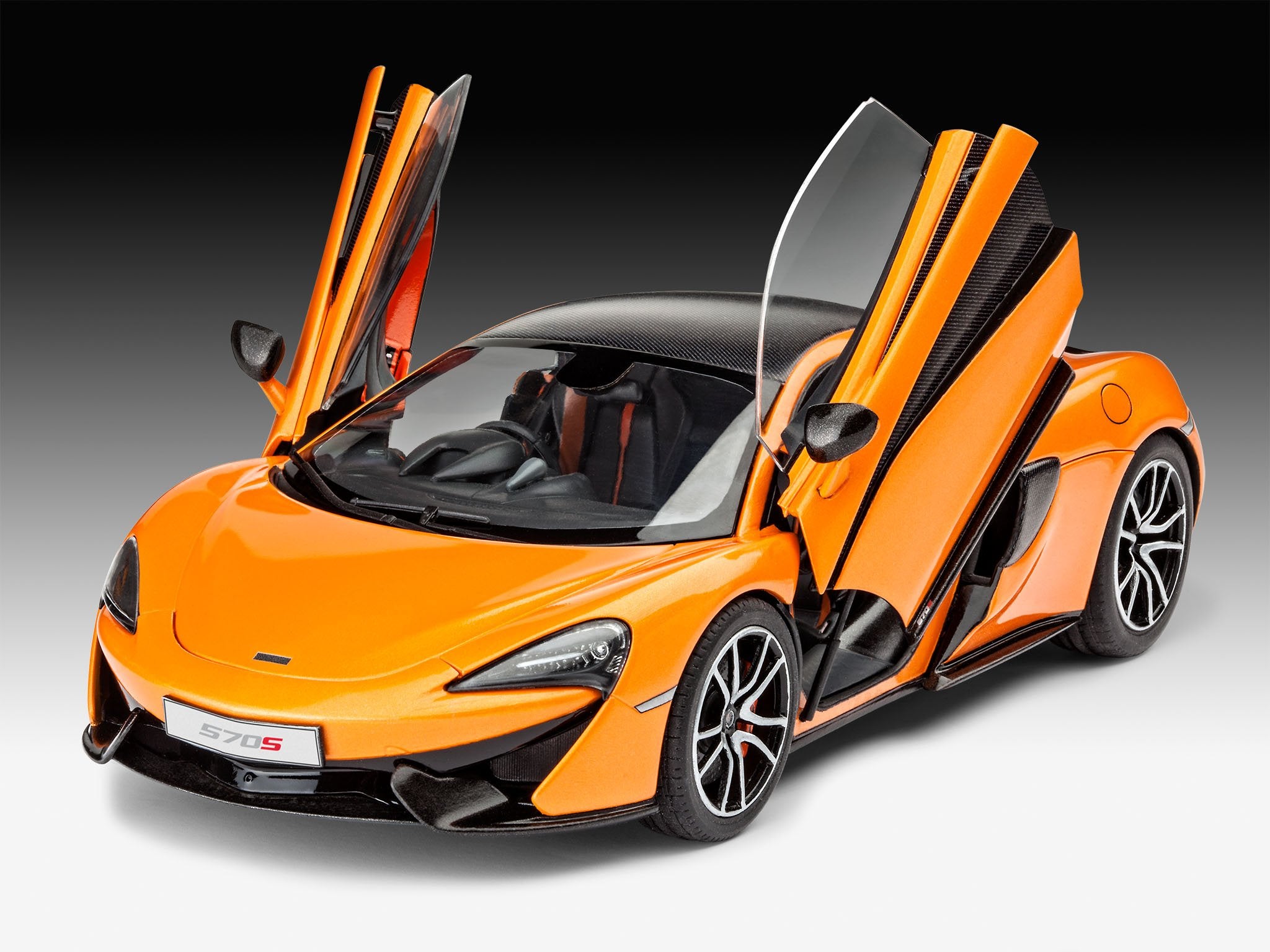 Revell McLaren 570S Model Kit | 106 Pieces, 1:24 Scale, 19 cm Length 9