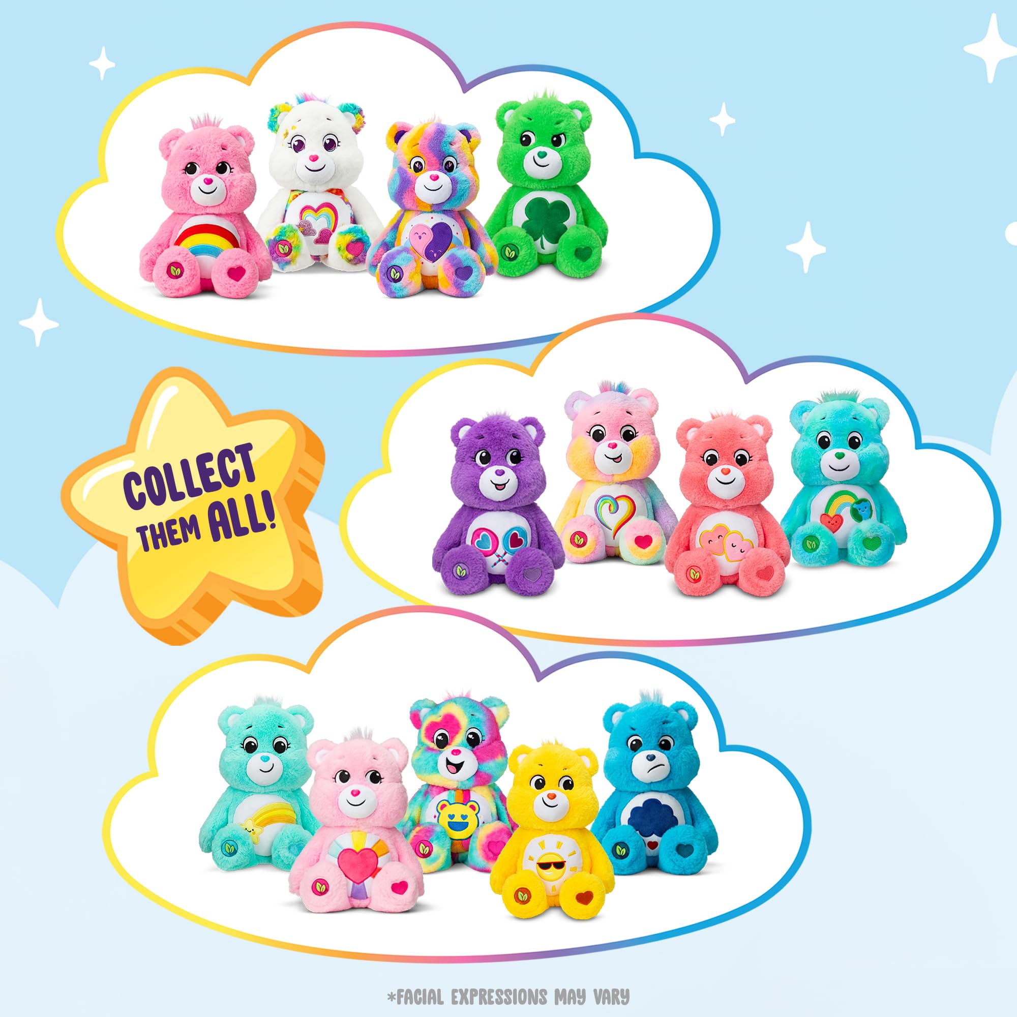 Care Bears Friend Forever Bear - 35cm Eco-Friendly Plush Toy for Kids 11