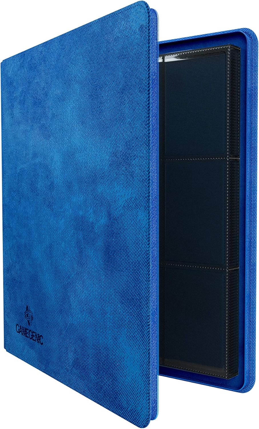 Gamegenic Zip-Up Album 24-Pocket - Holds 480 Double-Sleeved Cards, Blue 3