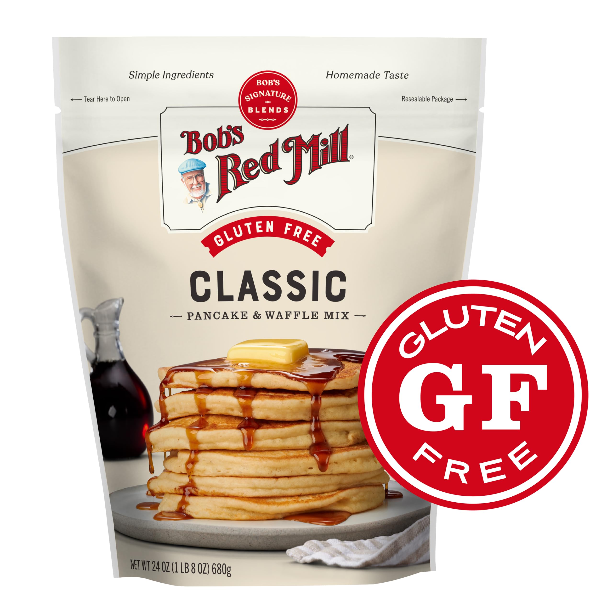 Bob's Red Mill Gluten Free Pancake Mix, More than 50% Whole Grain, 680g 6
