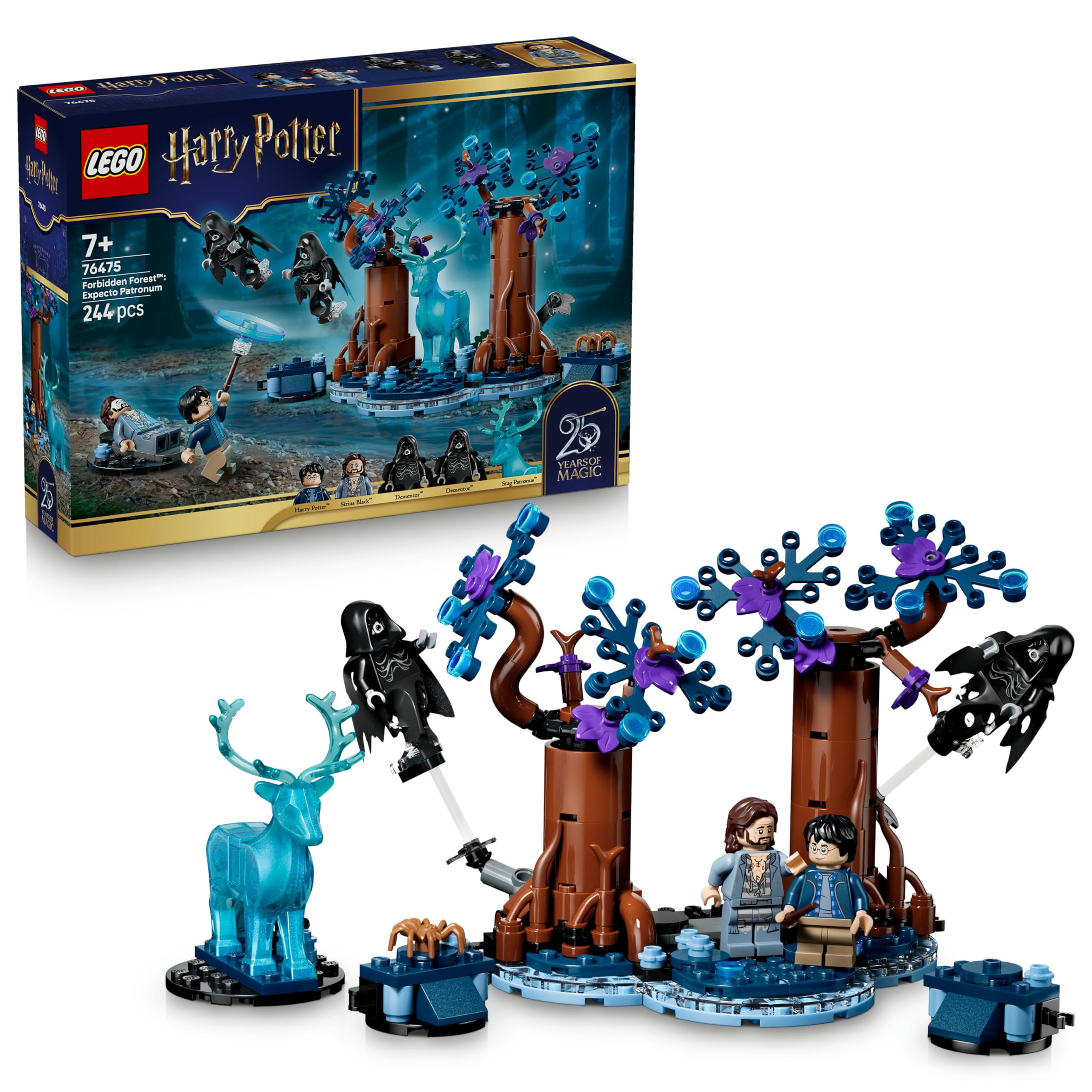 LEGO Harry Potter Forbidden Forest: Expecto Patronum Building Set 76475 | Ages 7+