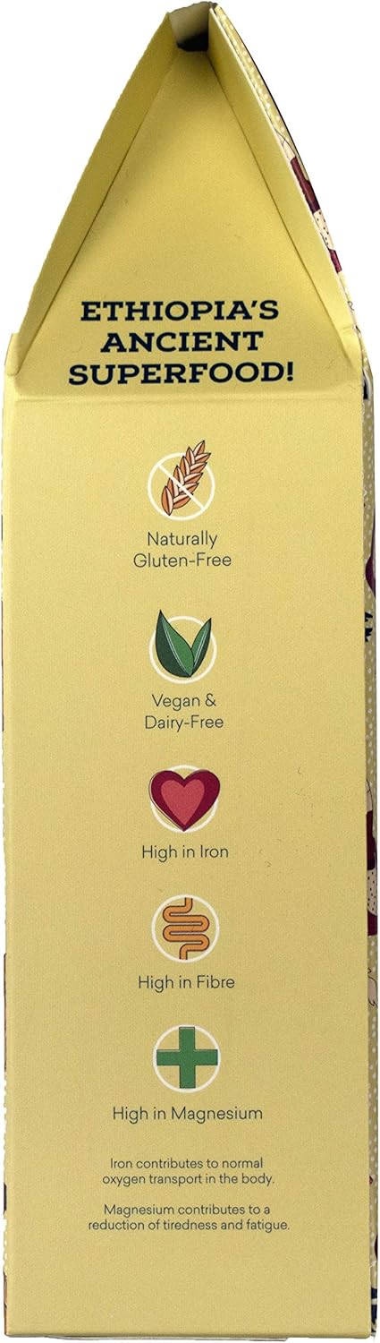 Lovegrass Habesha White Teff Flour - 500g - Gluten Free, Vegan, Whole Grain 3